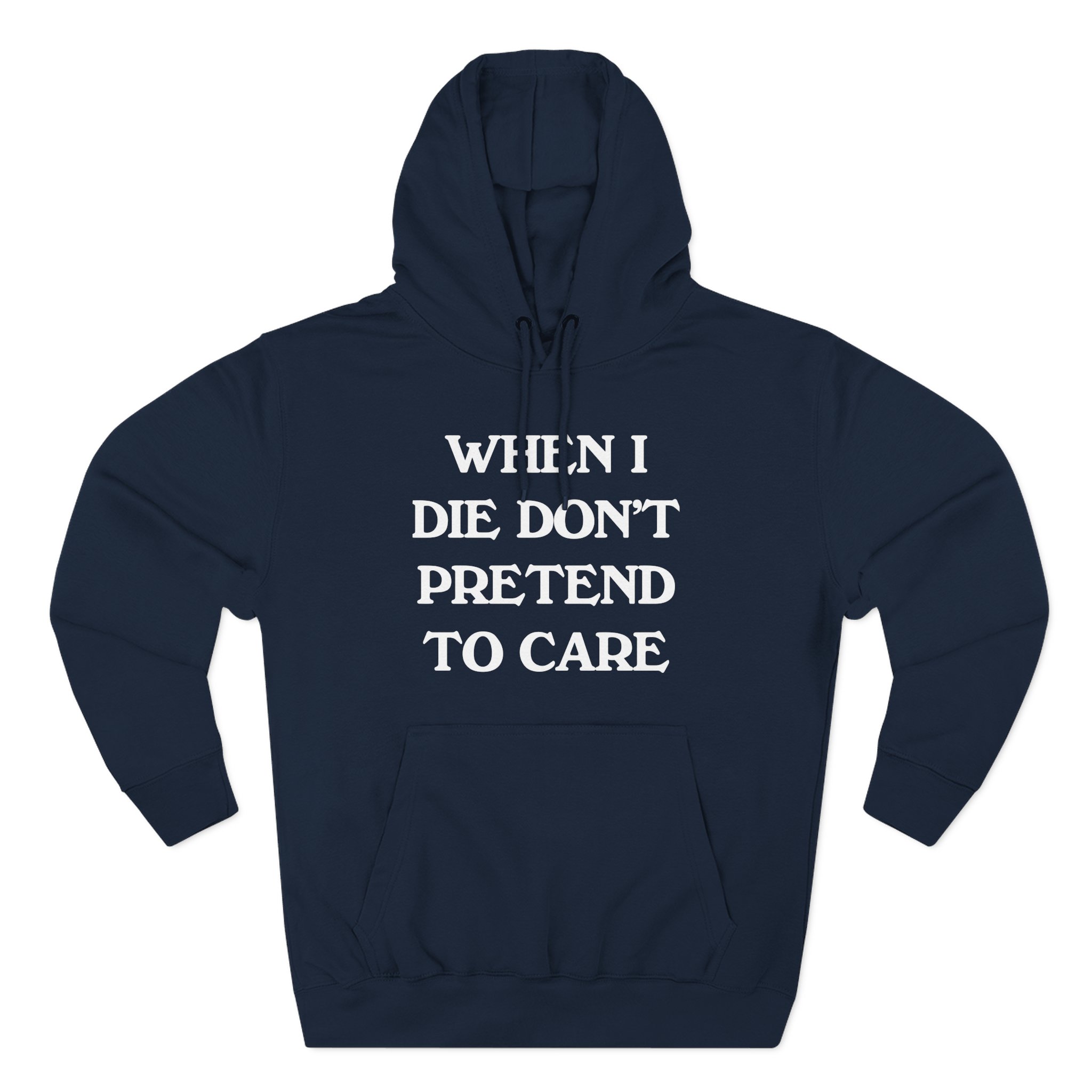 Tierra Whack When I Die Don't Pretend to Care Three-Panel Fleece Hoodie
