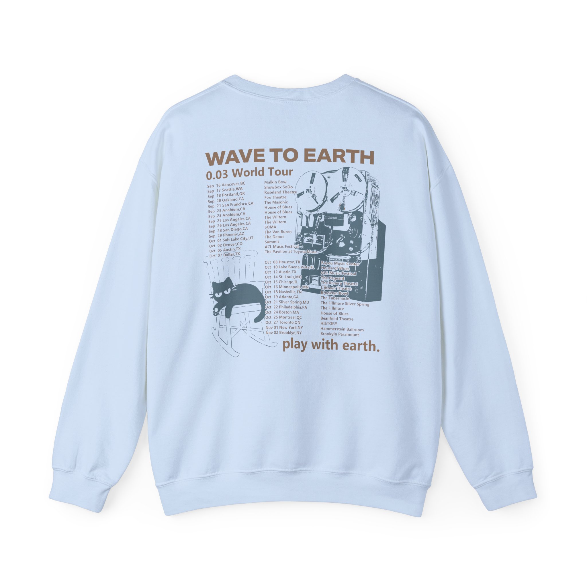 Wave to Earth 0.03 Na Tour Unisex Heavy Blendâ„¢ Crewneck Sweatshirt