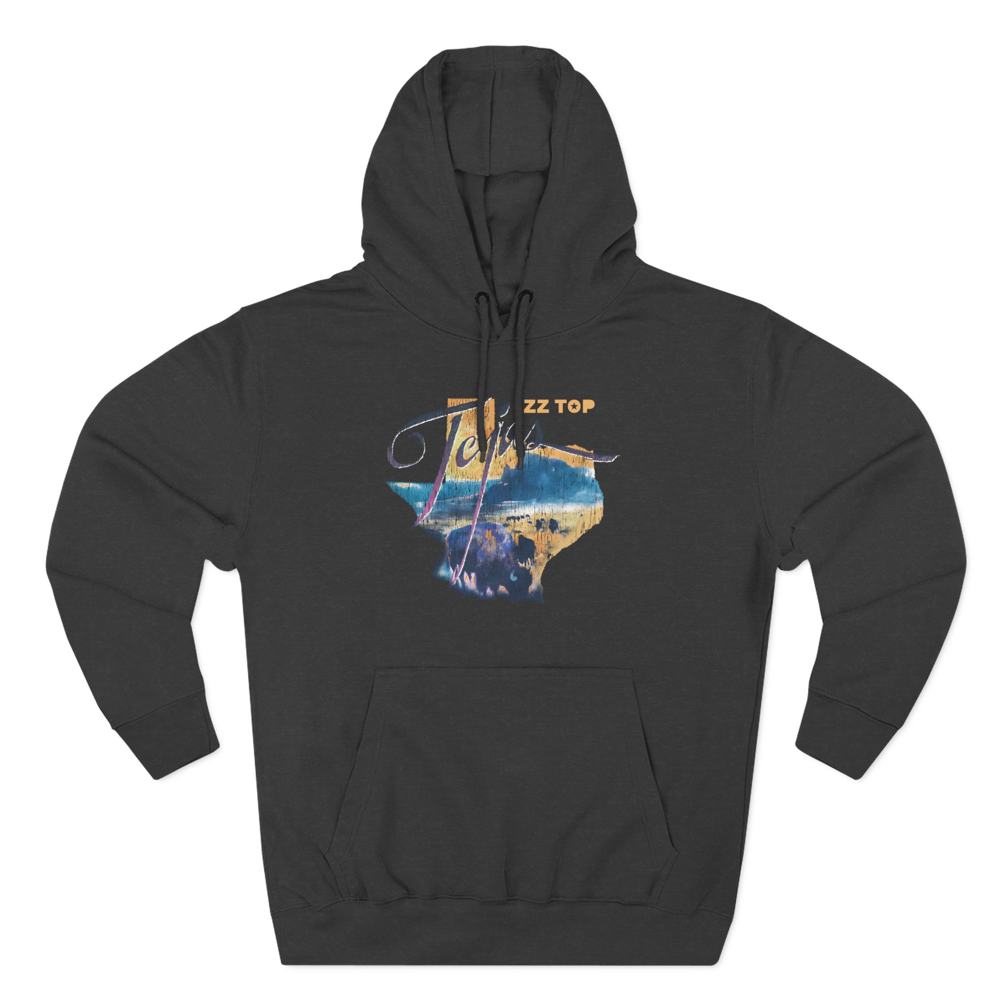 ZZ Top Tejas Three-Panel Fleece Hoodie