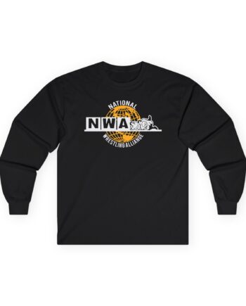 NWA National Wrestling Alliance Unisex Ultra Cotton Long Sleeve Tee