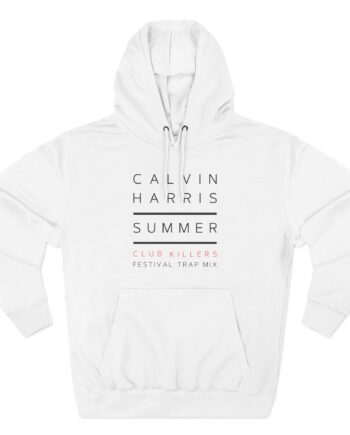 Calvin Harris Summer 4 Album Cover Three-Panel Fleece Hoodie