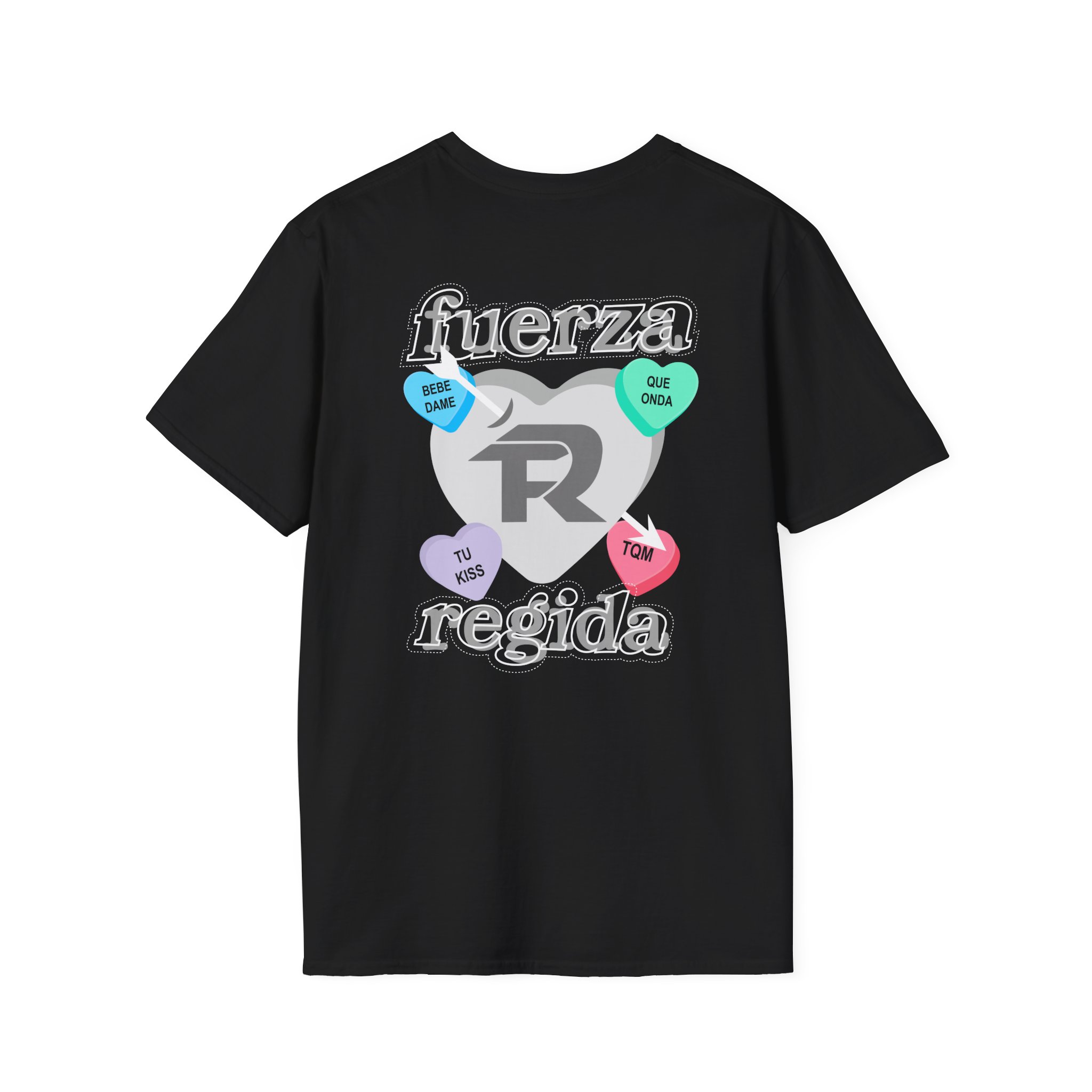 Fuerza Regida Candy Hearts Unisex Softstyle T-Shirt