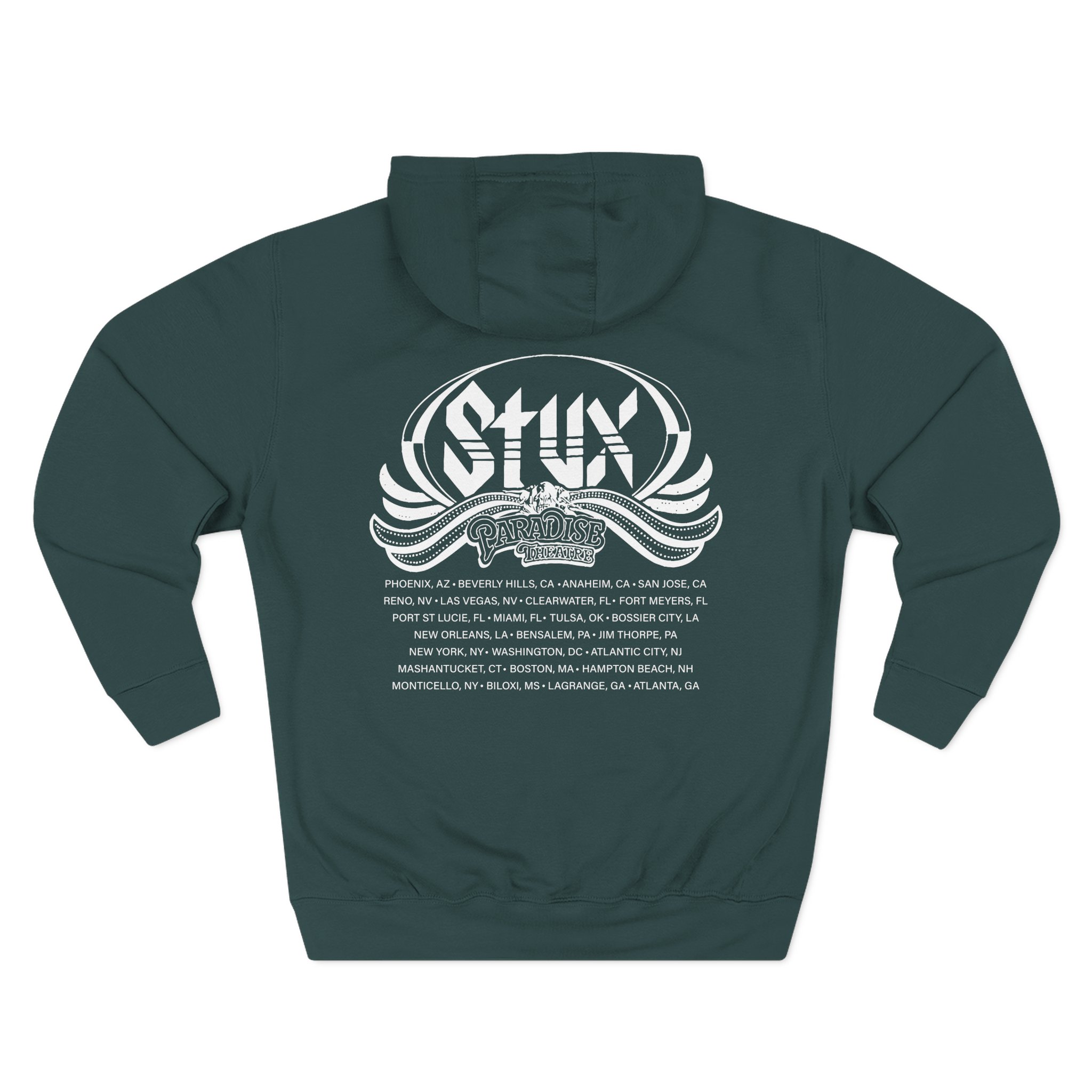 Styx Paradise Three-Panel Fleece Hoodie
