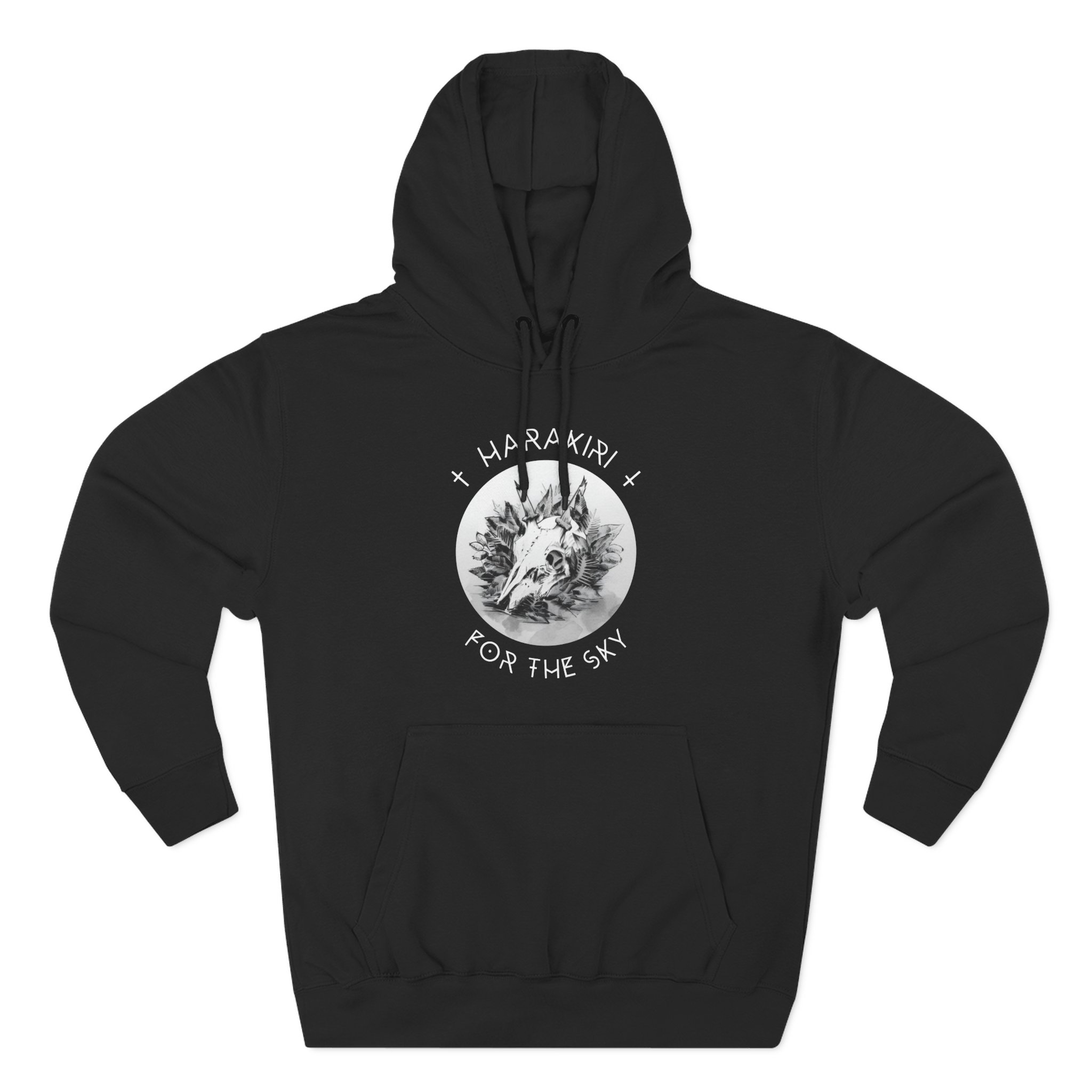 Trauma Circle Harakiri for the Sky Three-Panel Fleece Hoodie