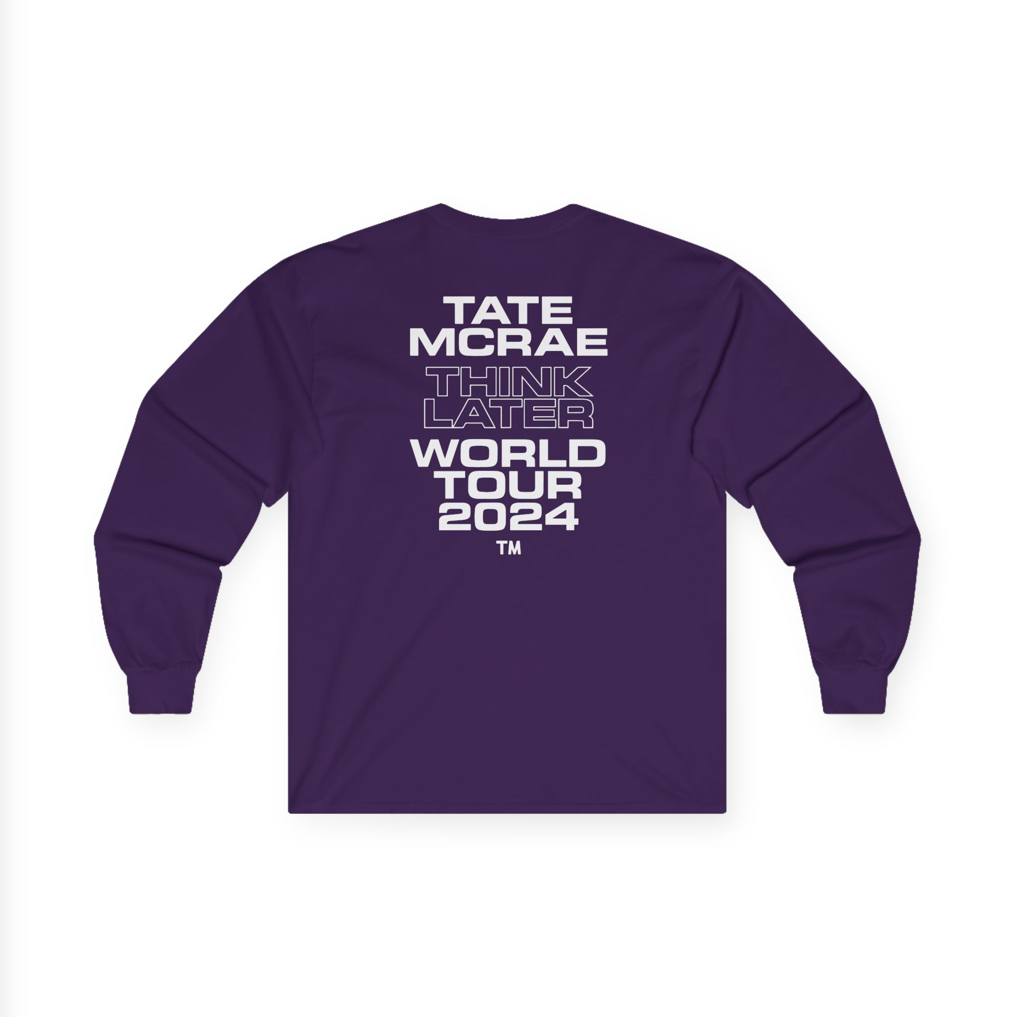 Tate Mcrae Think Later World Tour Unisex Ultra Cotton Long Sleeve Tee