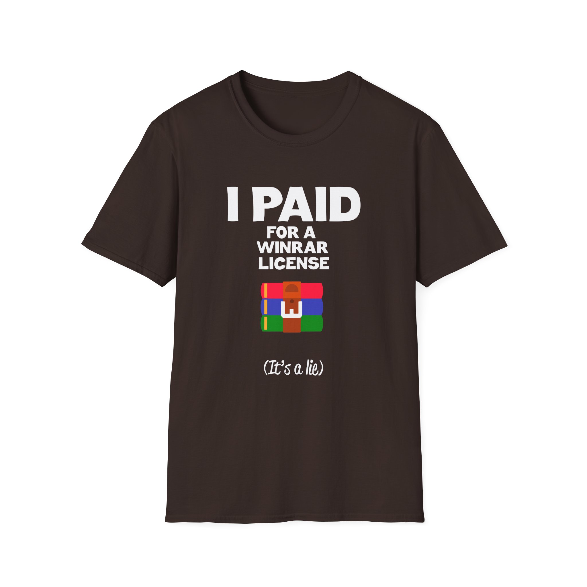Winrar I Paid for a License Unisex Softstyle T-Shirt