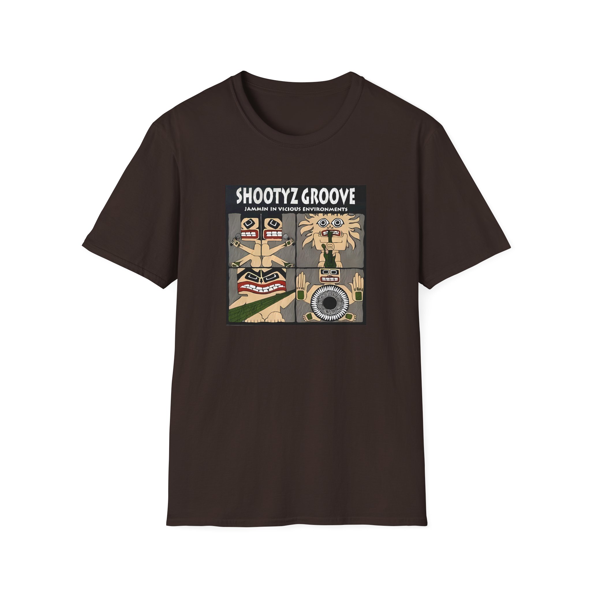 Shootyz Groove Jammin in Vicious Environments Album Cover Unisex Softstyle T-Shirt