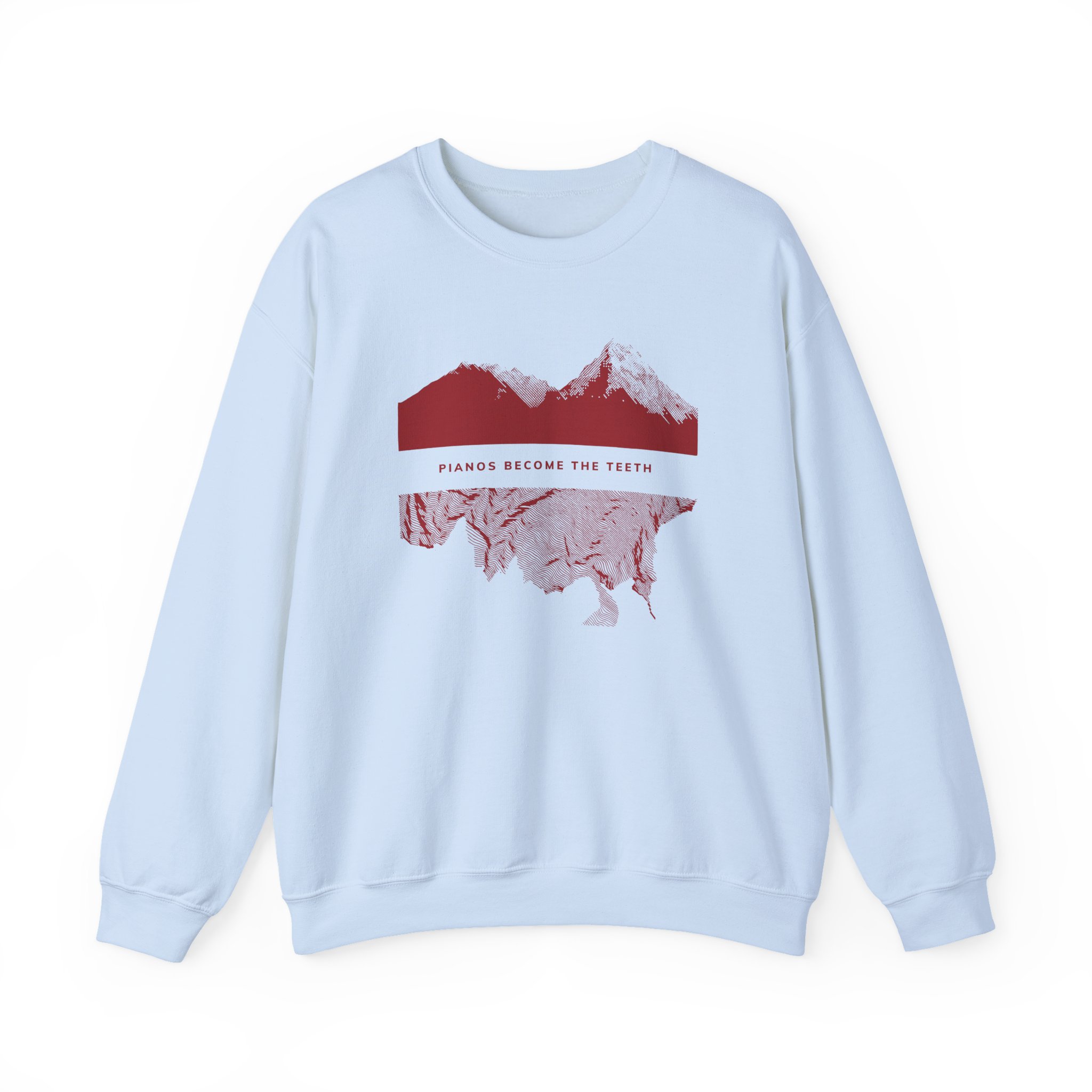 Pianos Become the Teeth Mountains Unisex Heavy Blendâ„¢ Crewneck Sweatshirt