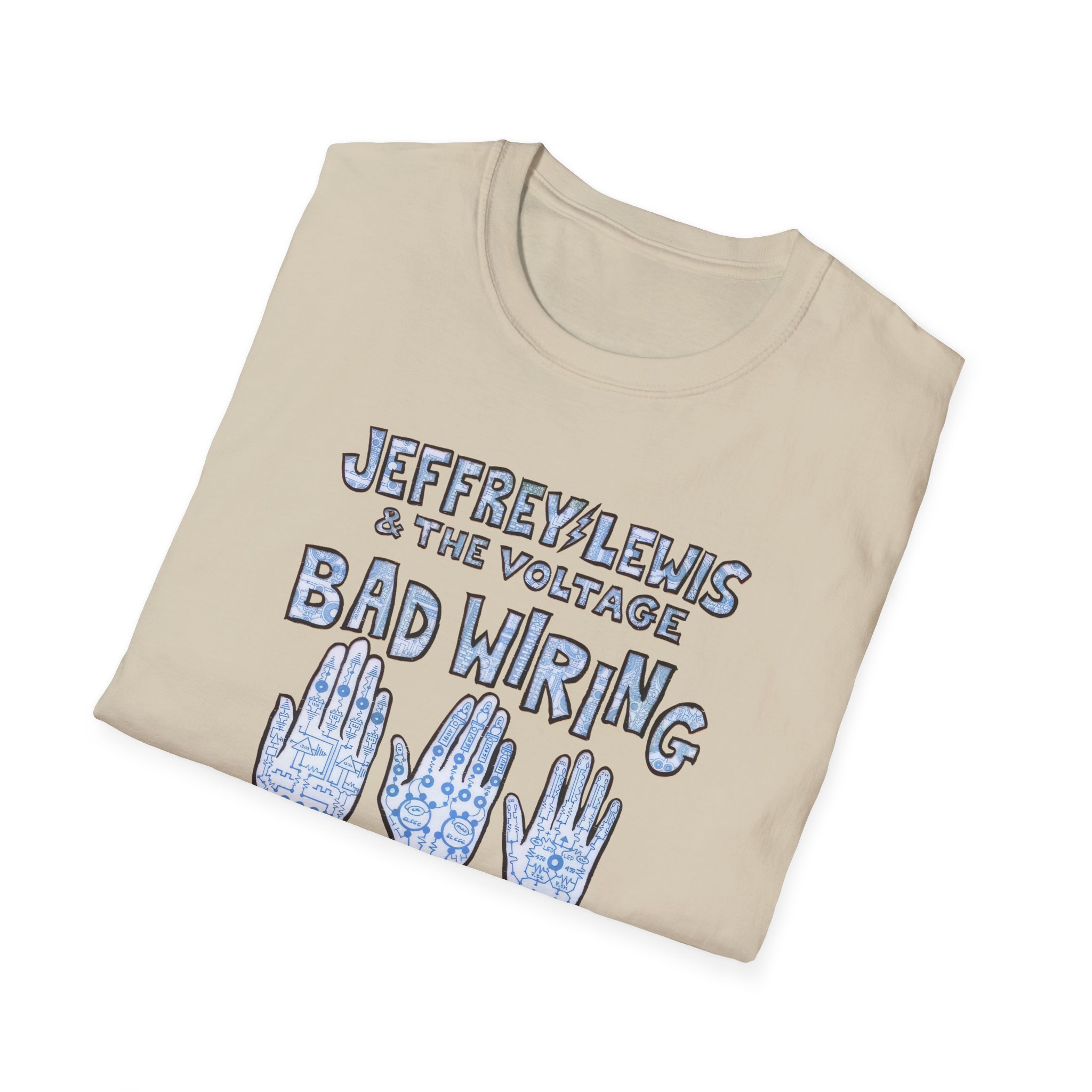 Jeffrey Lewis Bad Wiring 12" Unisex Softstyle T-Shirt