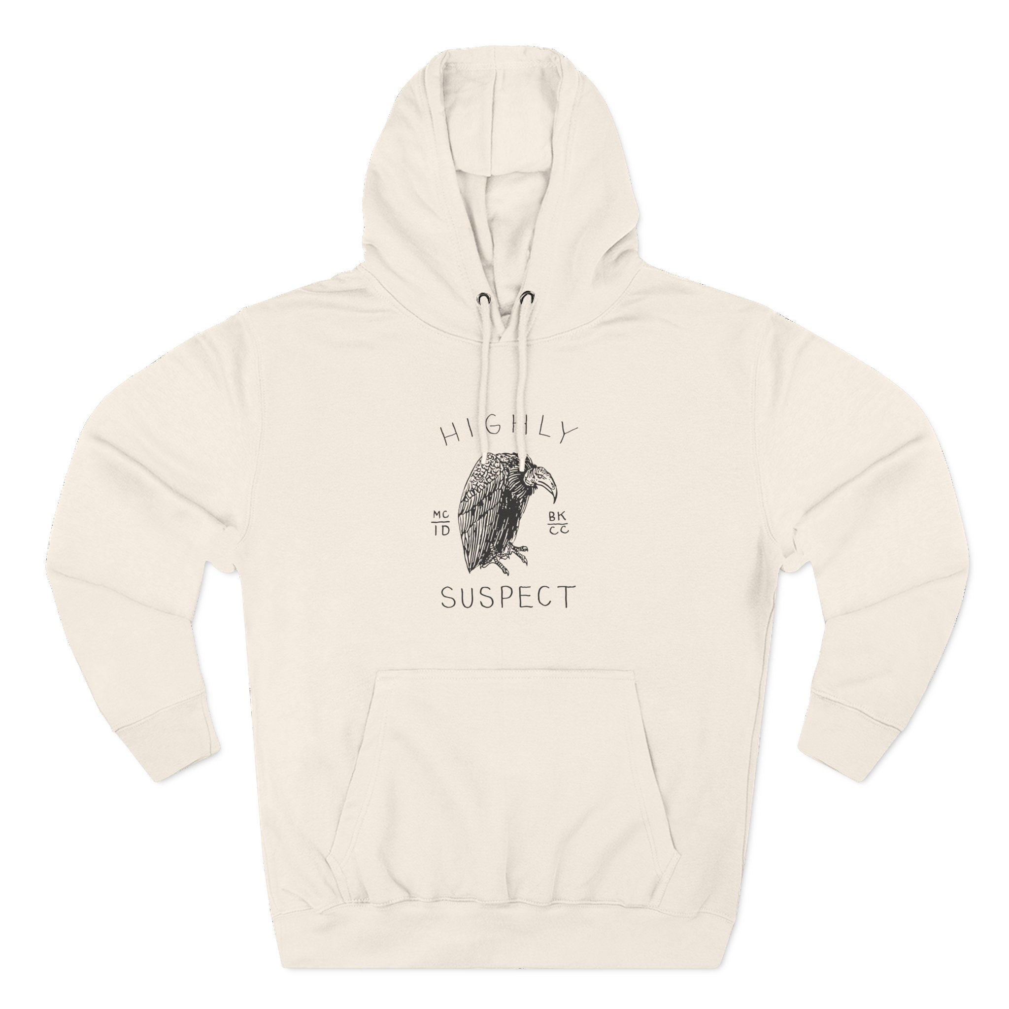 Highly Suspect Vulture Natural Three-panel Fleece Hoodie