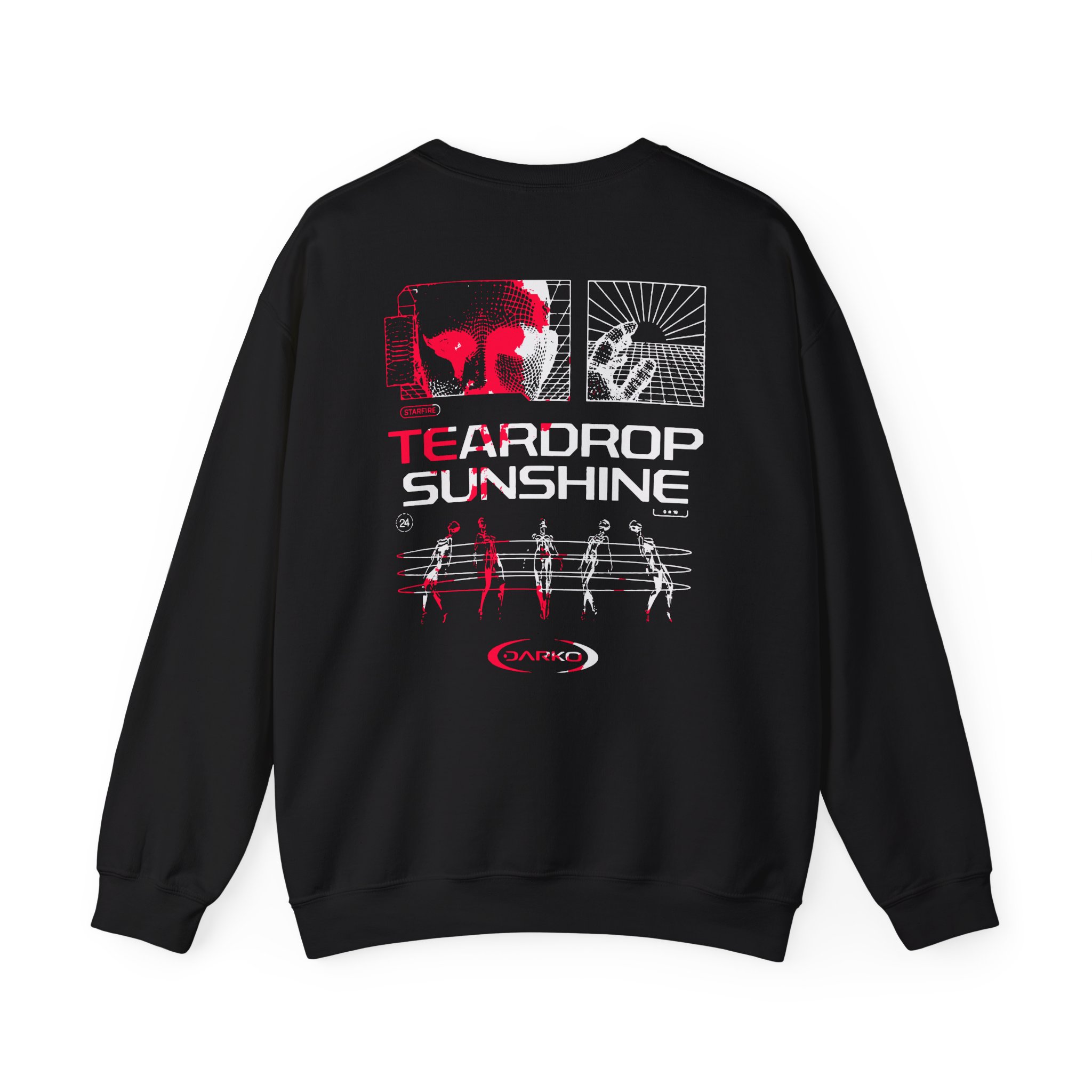 Darko Teardrop Sunshine Unisex Heavy Blendâ„¢ Crewneck Sweatshirt