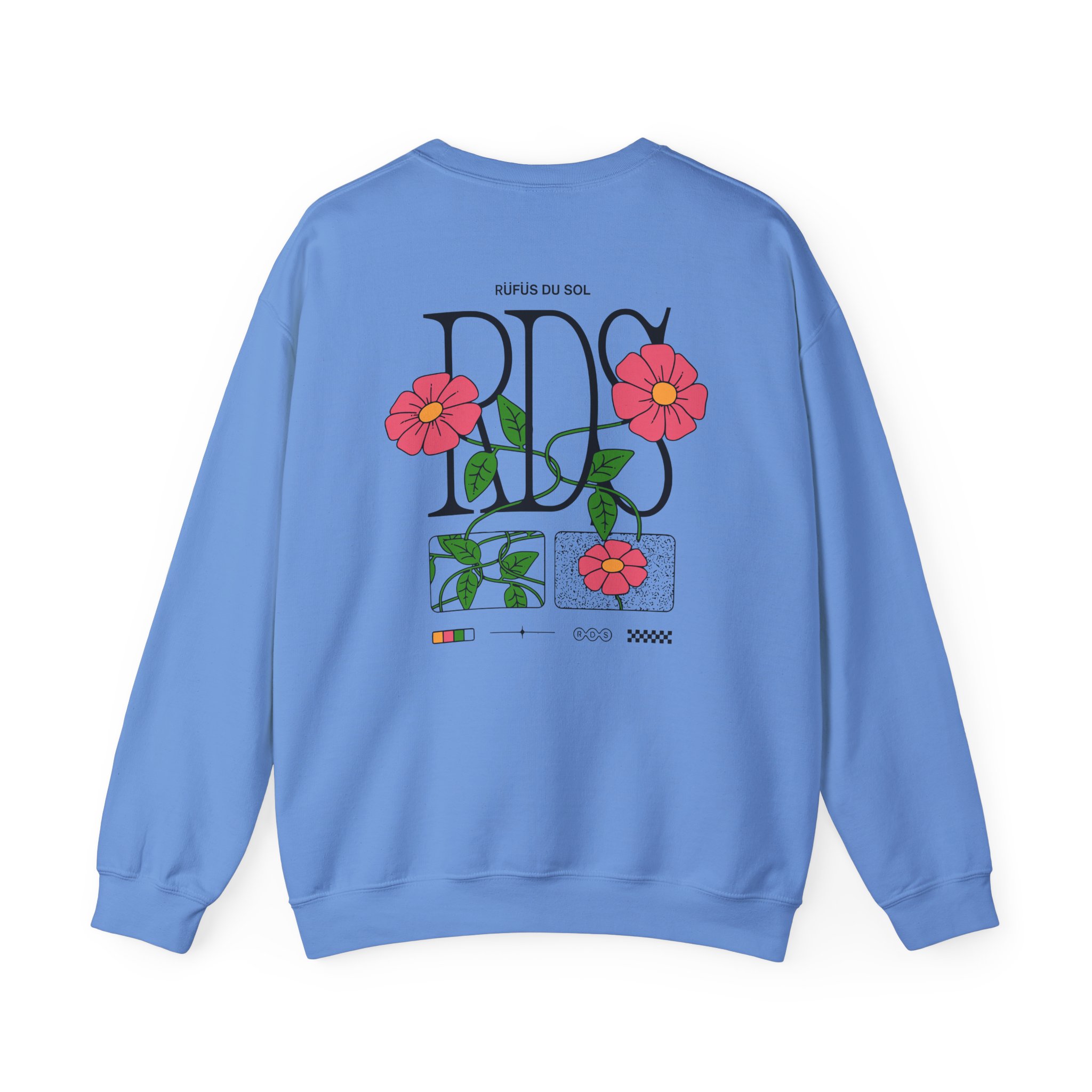 Rufus Du Sol Flower Ecru Unisex Heavy Blendâ„¢ Crewneck Sweatshirt