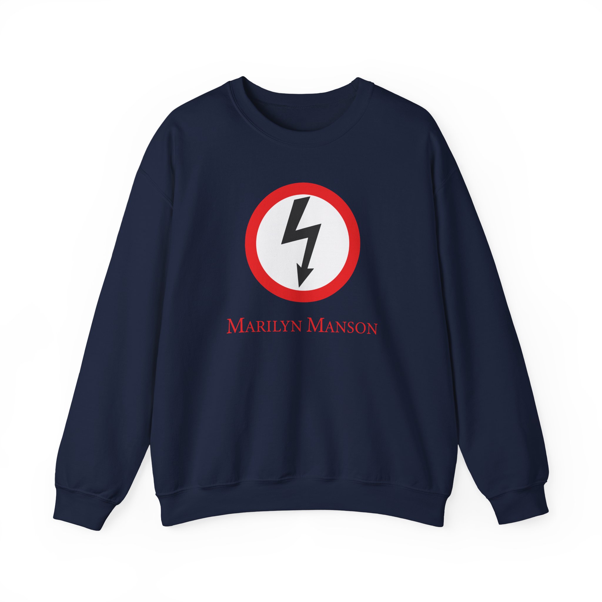 Marilyn Manson Unisex Heavy Blendâ„¢ Crewneck Sweatshirt