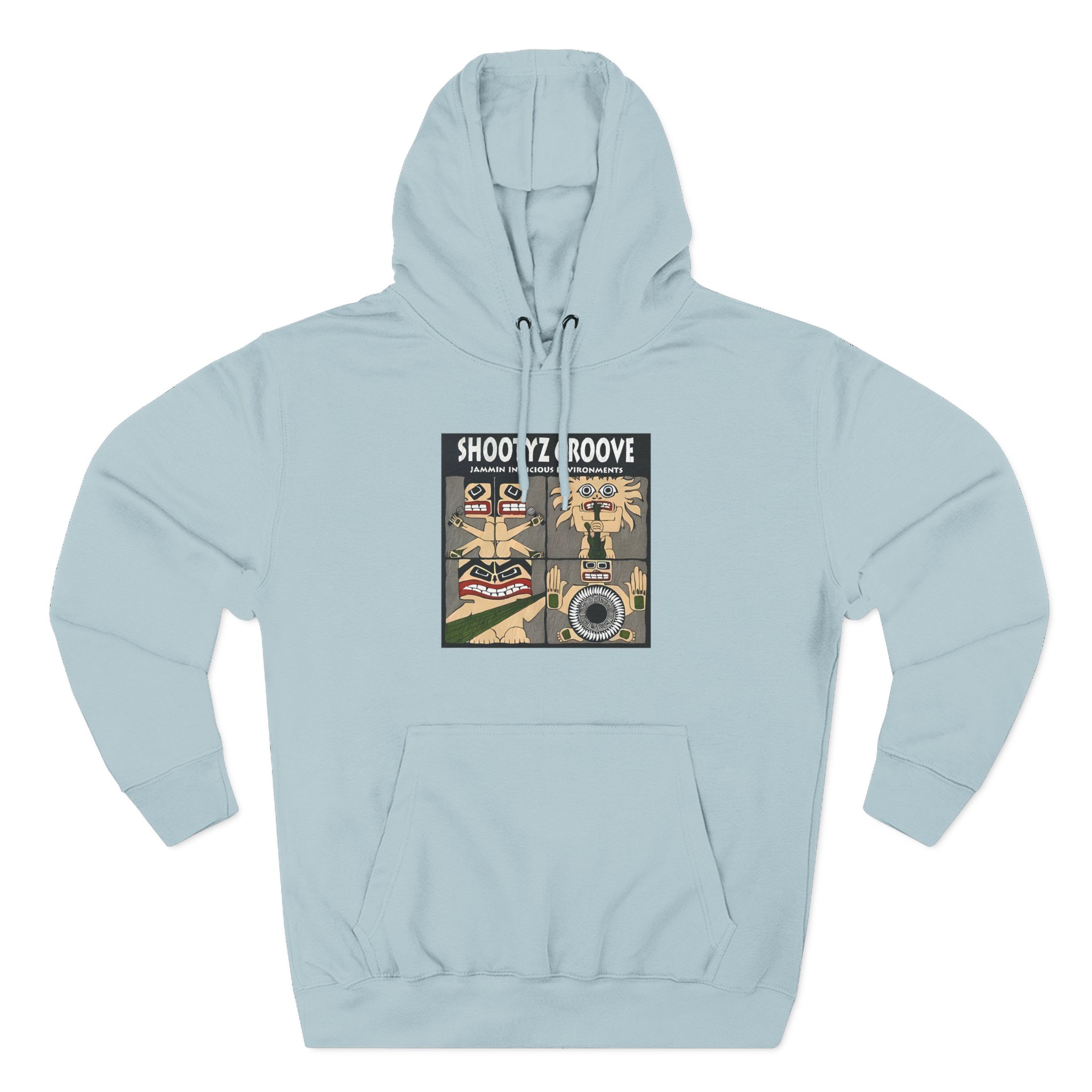 Shootyz Groove Jammin in Vicious Environments Album Cover Three-Panel Fleece Hoodie