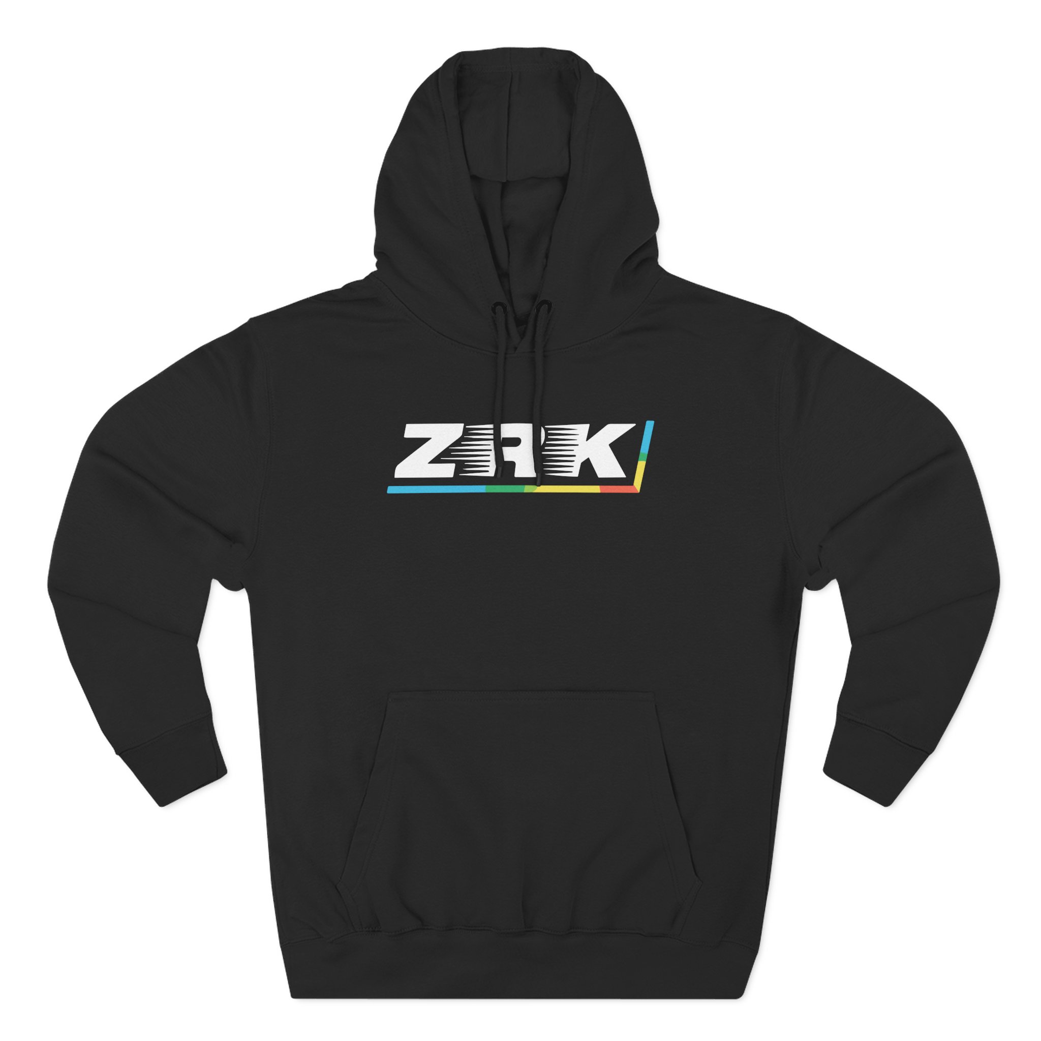 Zerkaa Three-Panel Fleece Hoodie