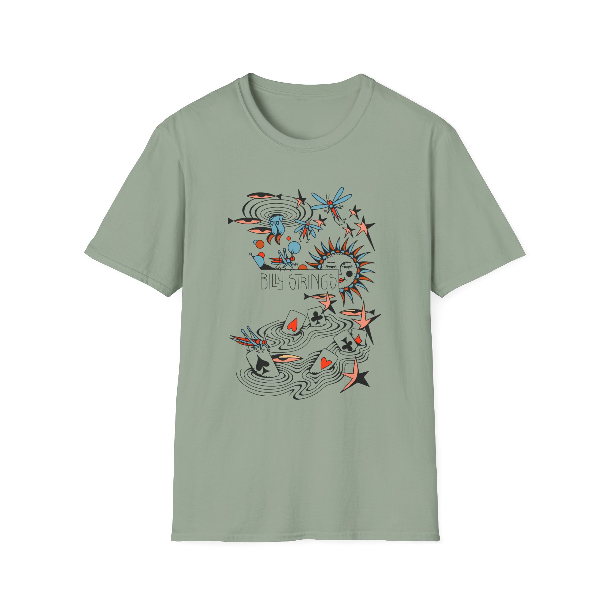 Billy Strings River of Cards Unisex Softstyle T-Shirt