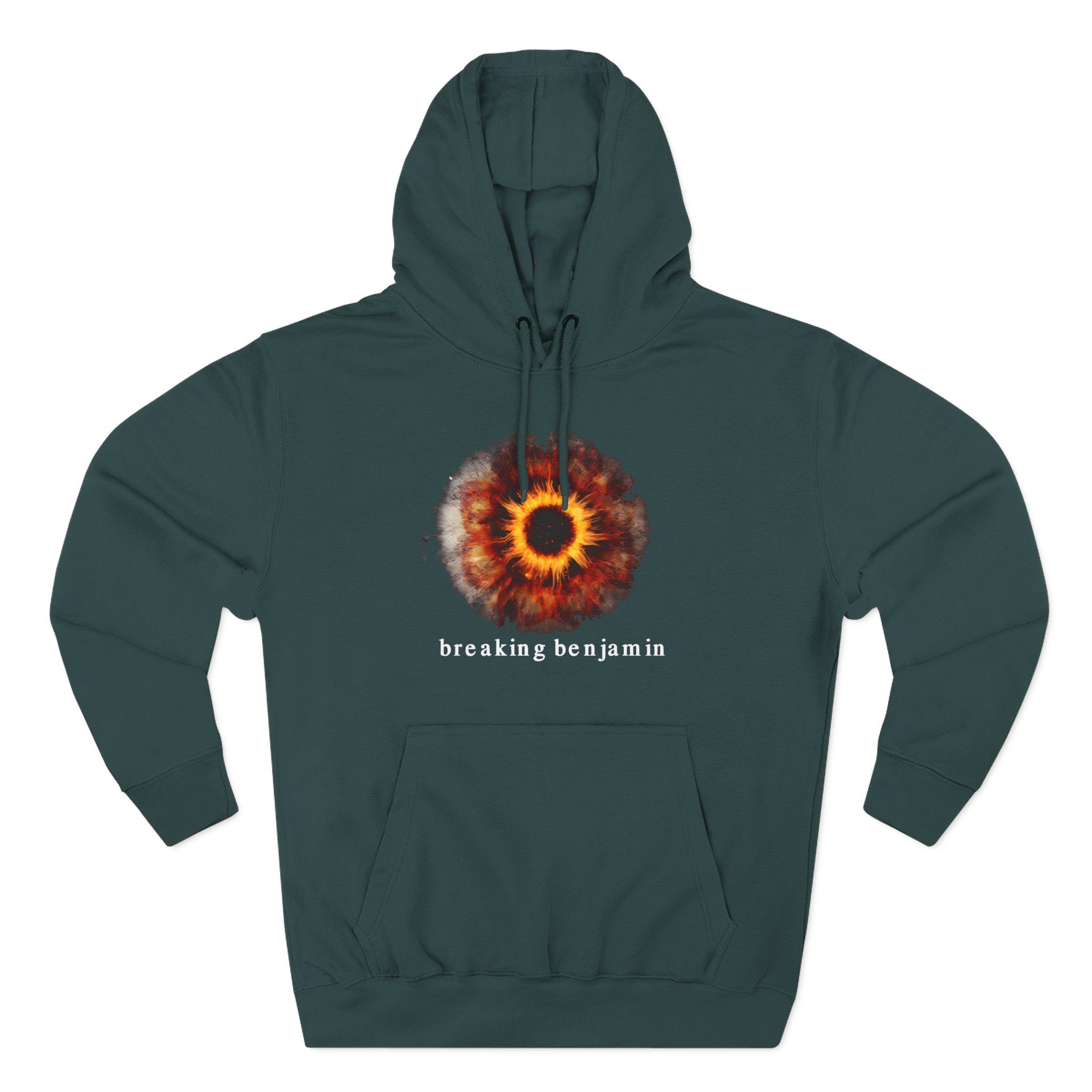 Breaking Benjamin Ember Eye Three-Panel Fleece Hoodie