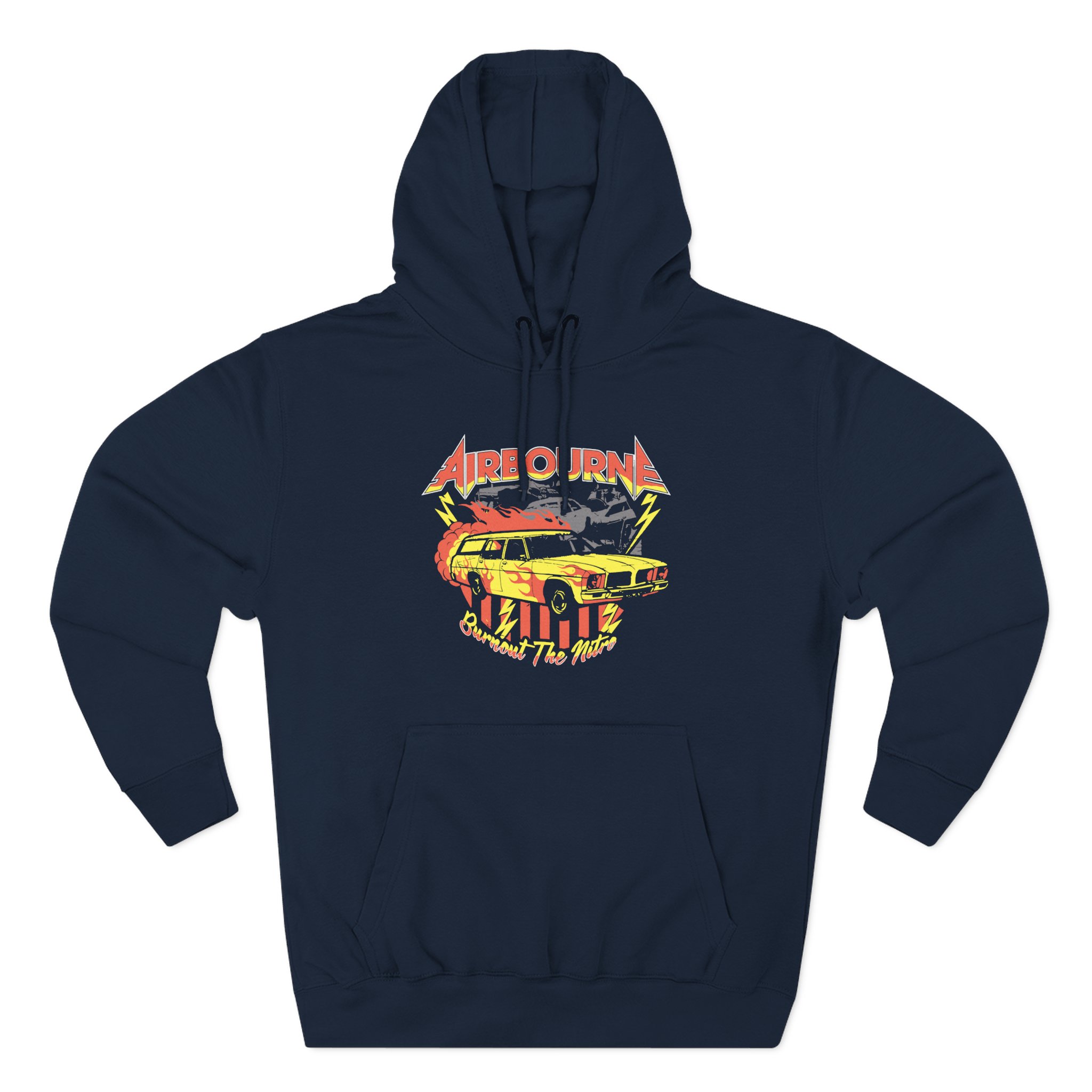 Airbourne Burnout the Nitro Three-Panel Fleece Hoodie