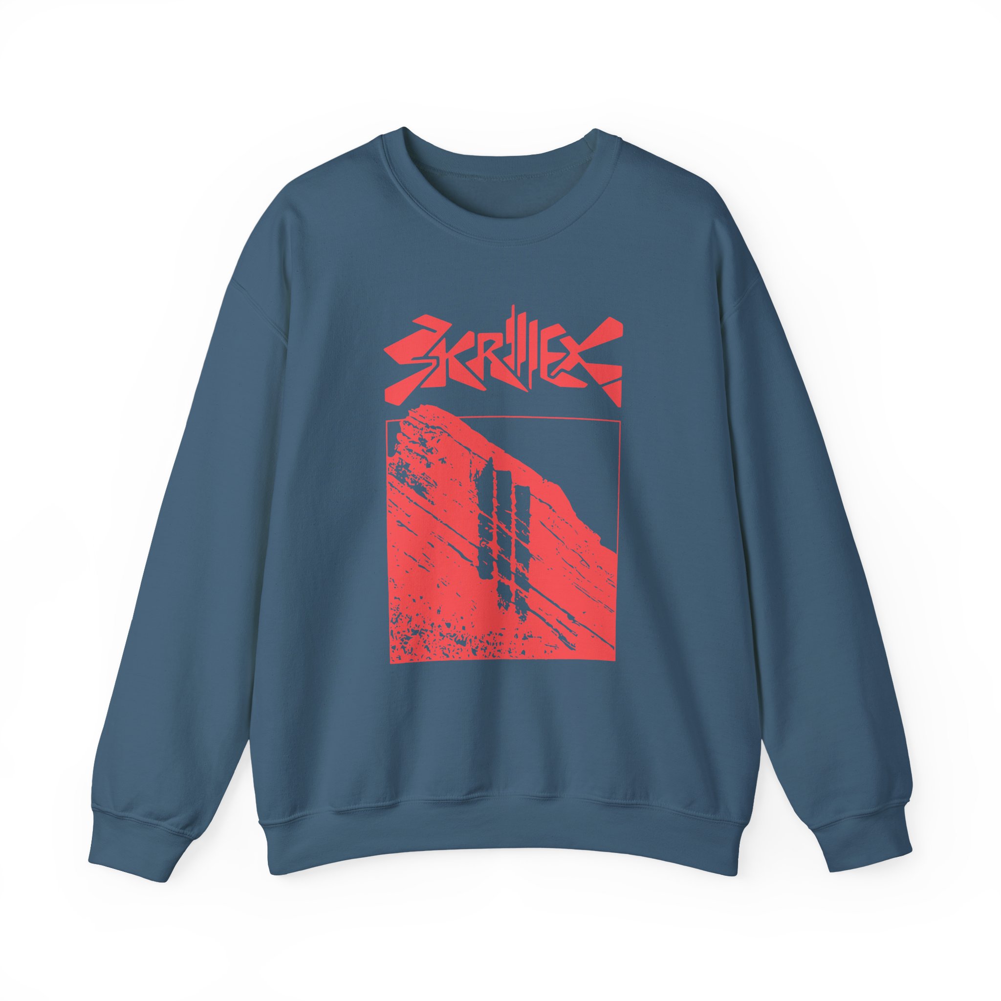 Skrillex EDM Unisex Heavy Blendâ„¢ Crewneck Sweatshirt