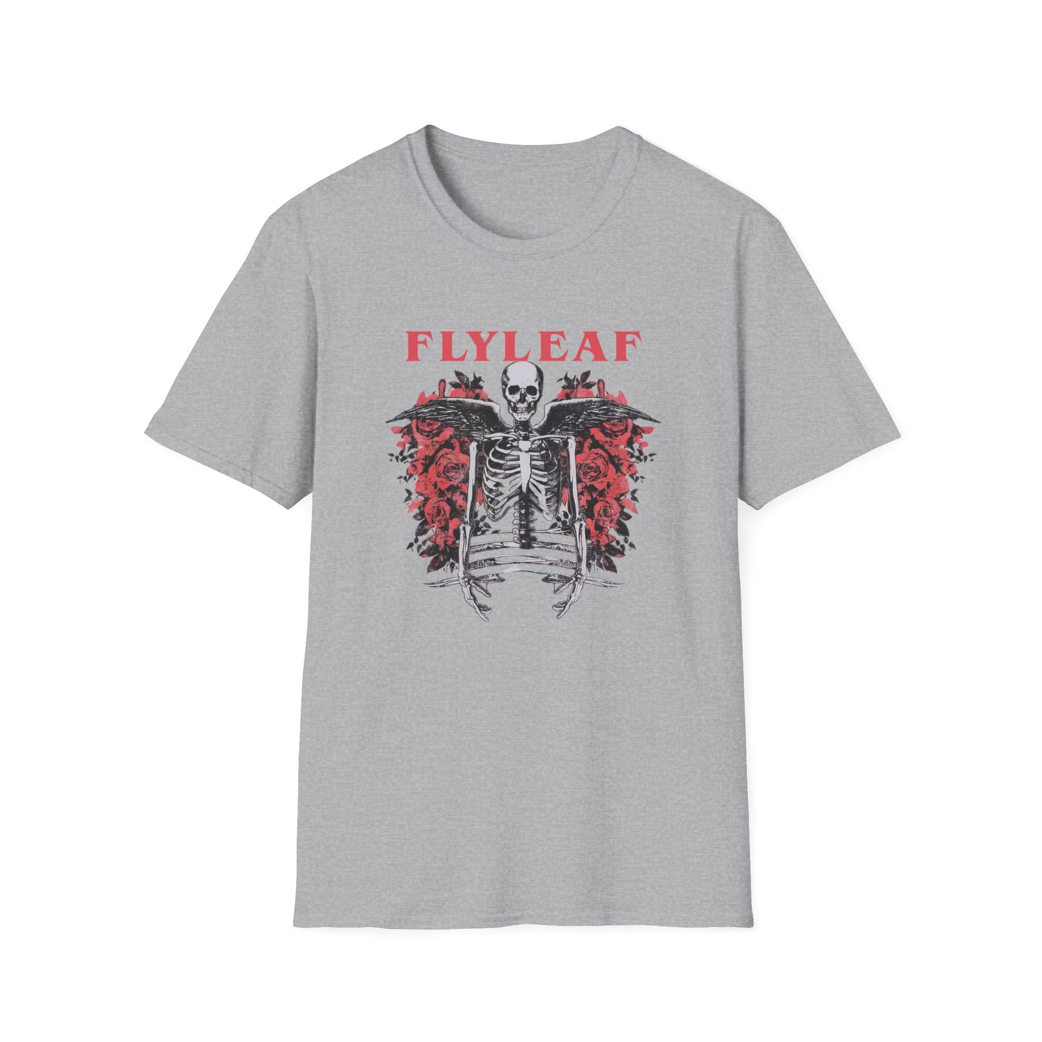 Flyleaf Skeleton Angel Unisex Softstyle T-Shirt