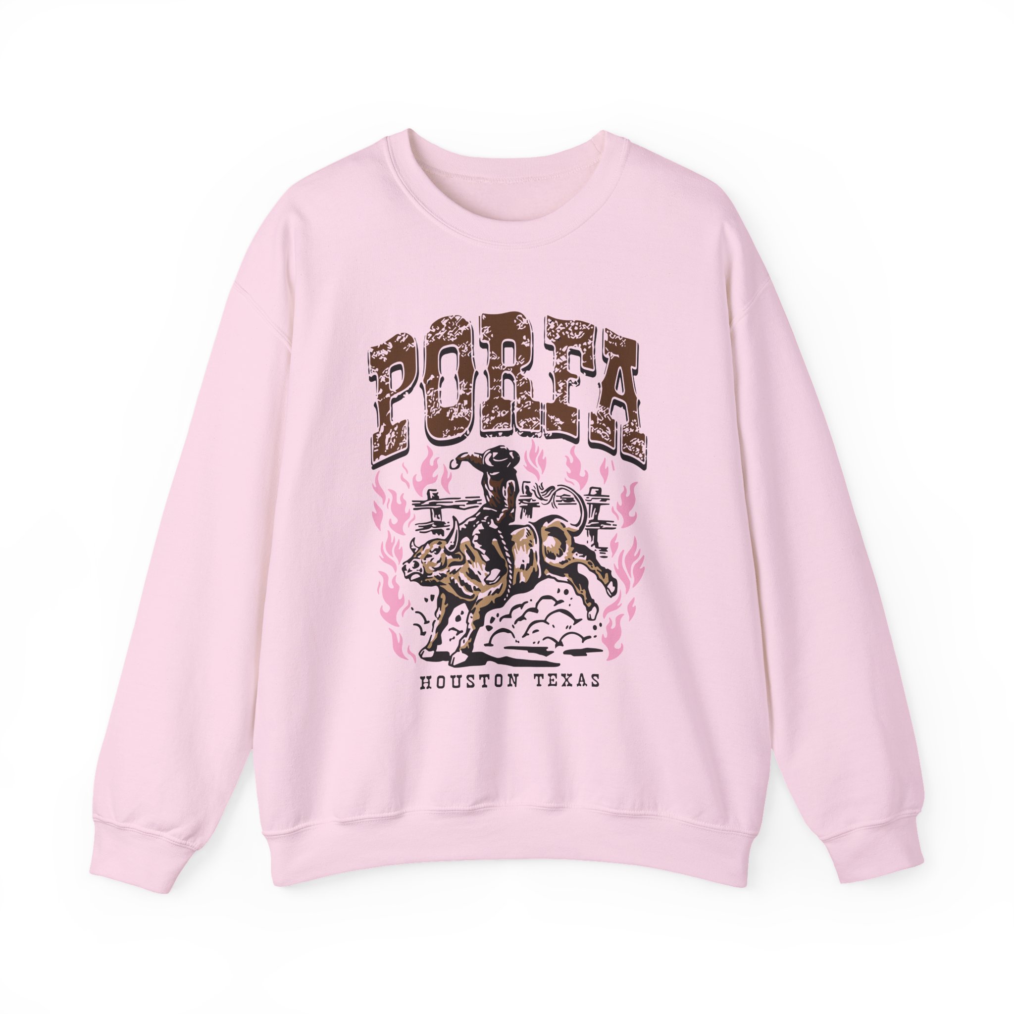 Porfa Houston Texas Unisex Heavy Blendâ„¢ Crewneck Sweatshirt