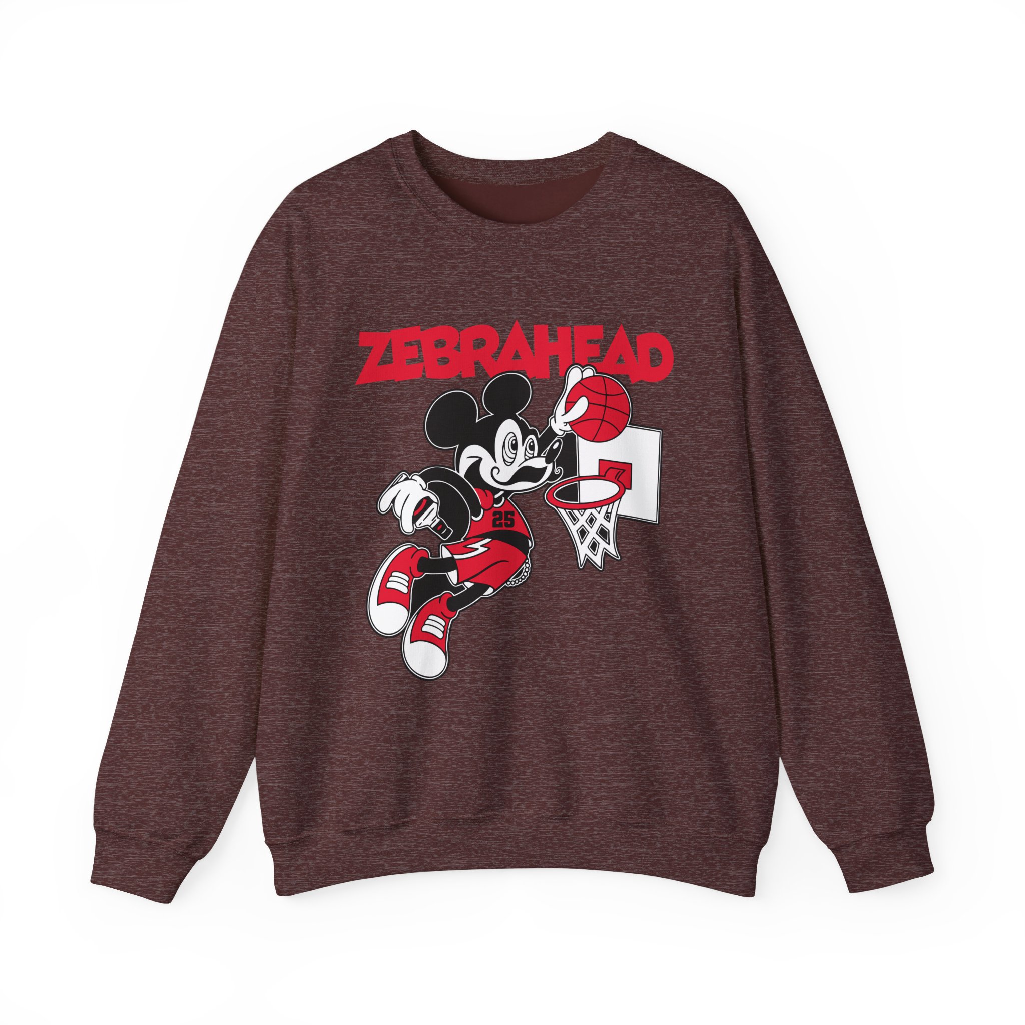 Zebrahead Mickey Unisex Heavy Blendâ„¢ Crewneck Sweatshirt