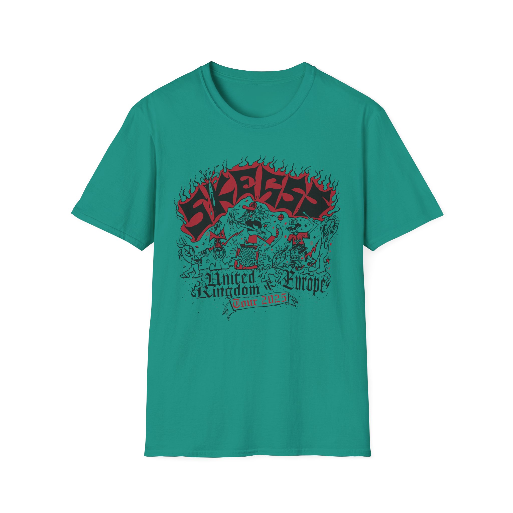 Skegss Uk Eu Tour 2025 Unisex Softstyle T-Shirt