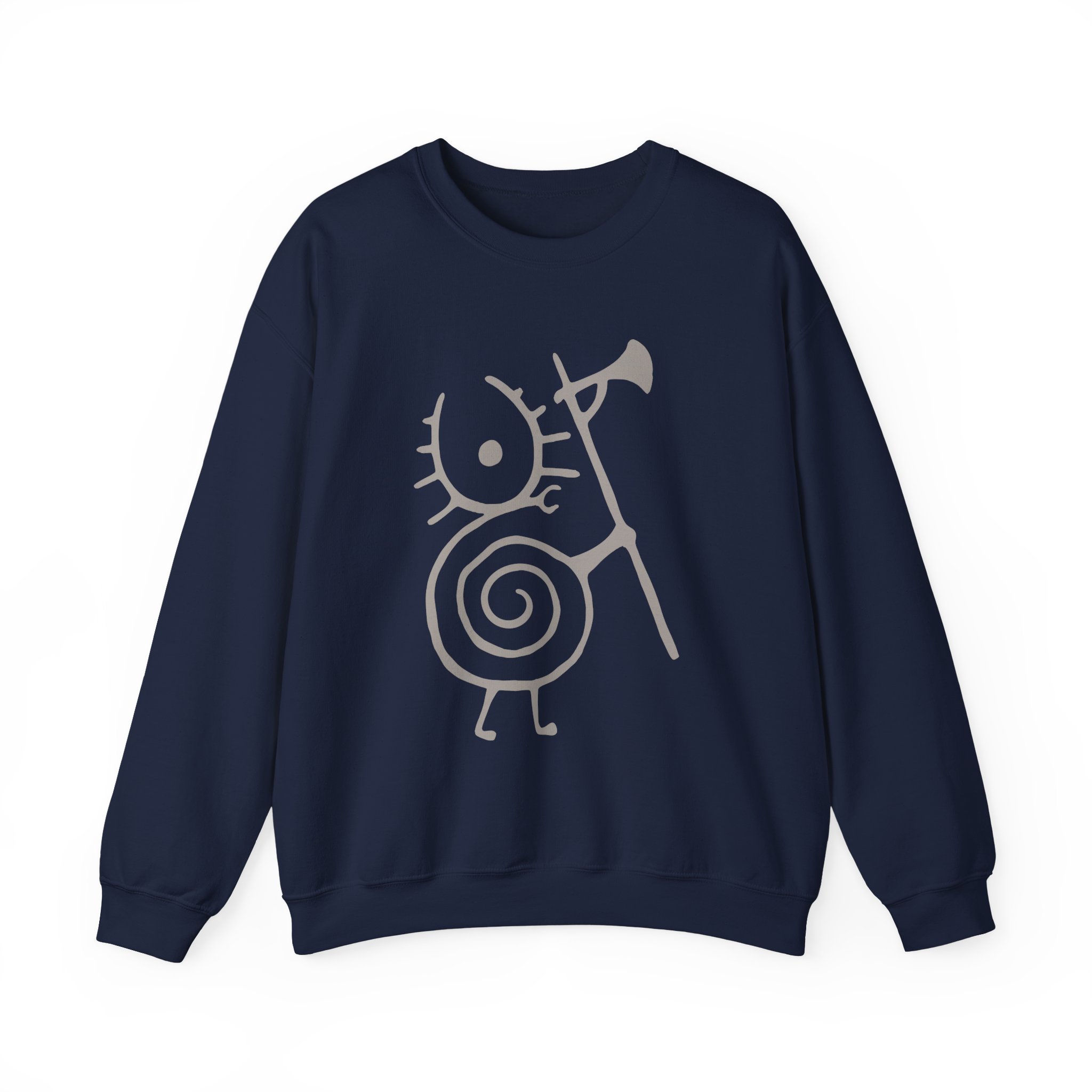 Heilung Warrior Snail Unisex Heavy Blendâ„¢ Crewneck Sweatshirt