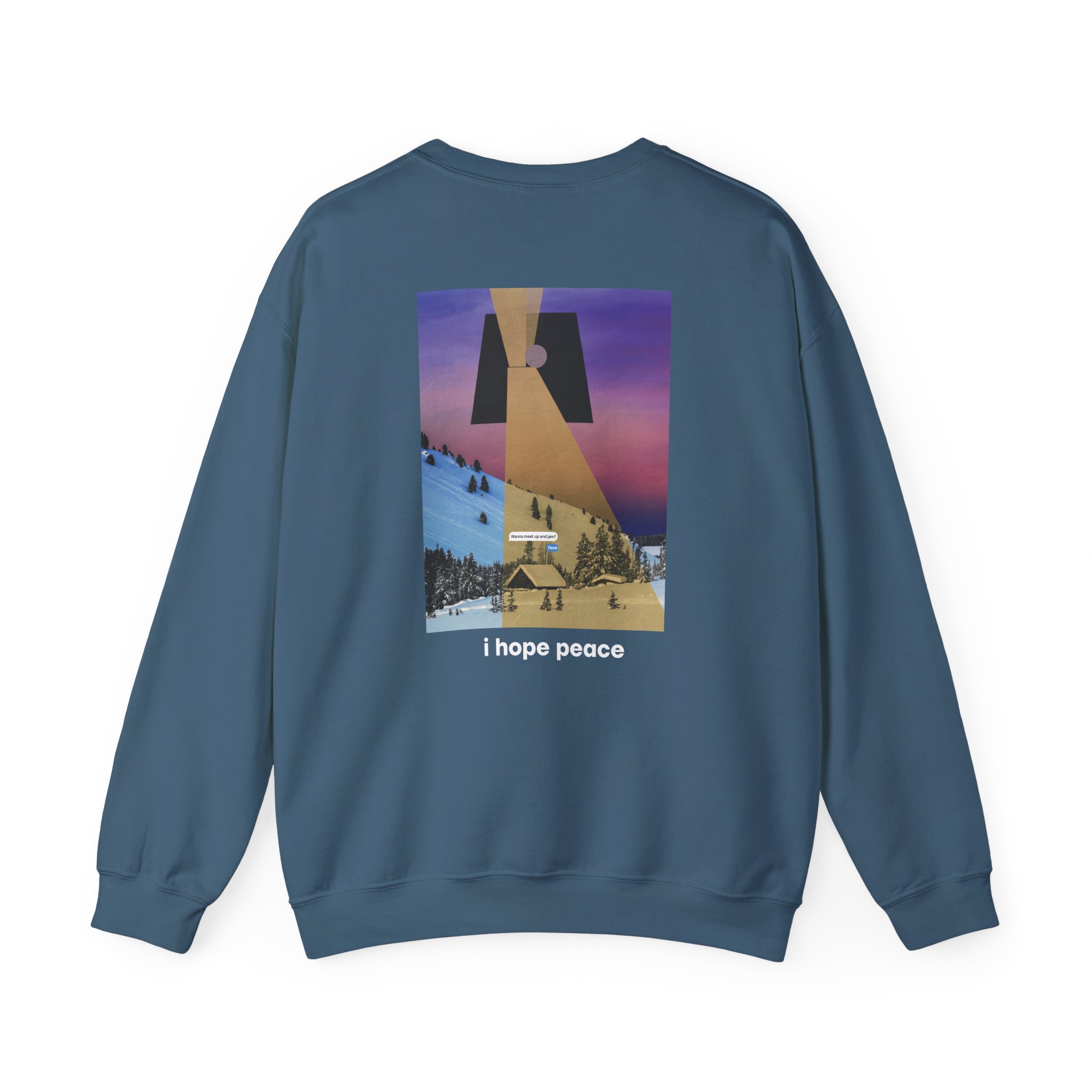 Chon I Hope Peace Unisex Heavy Blendâ„¢ Crewneck Sweatshirt