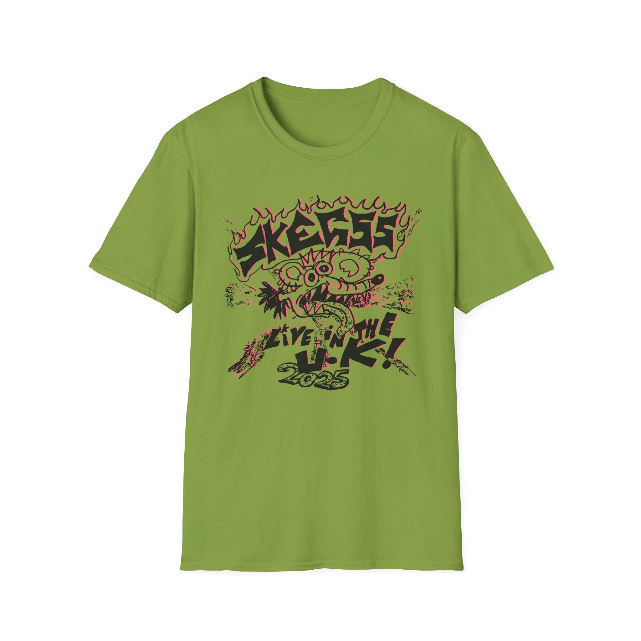 Skegss Live in the Uk 2025 Unisex Softstyle T-Shirt