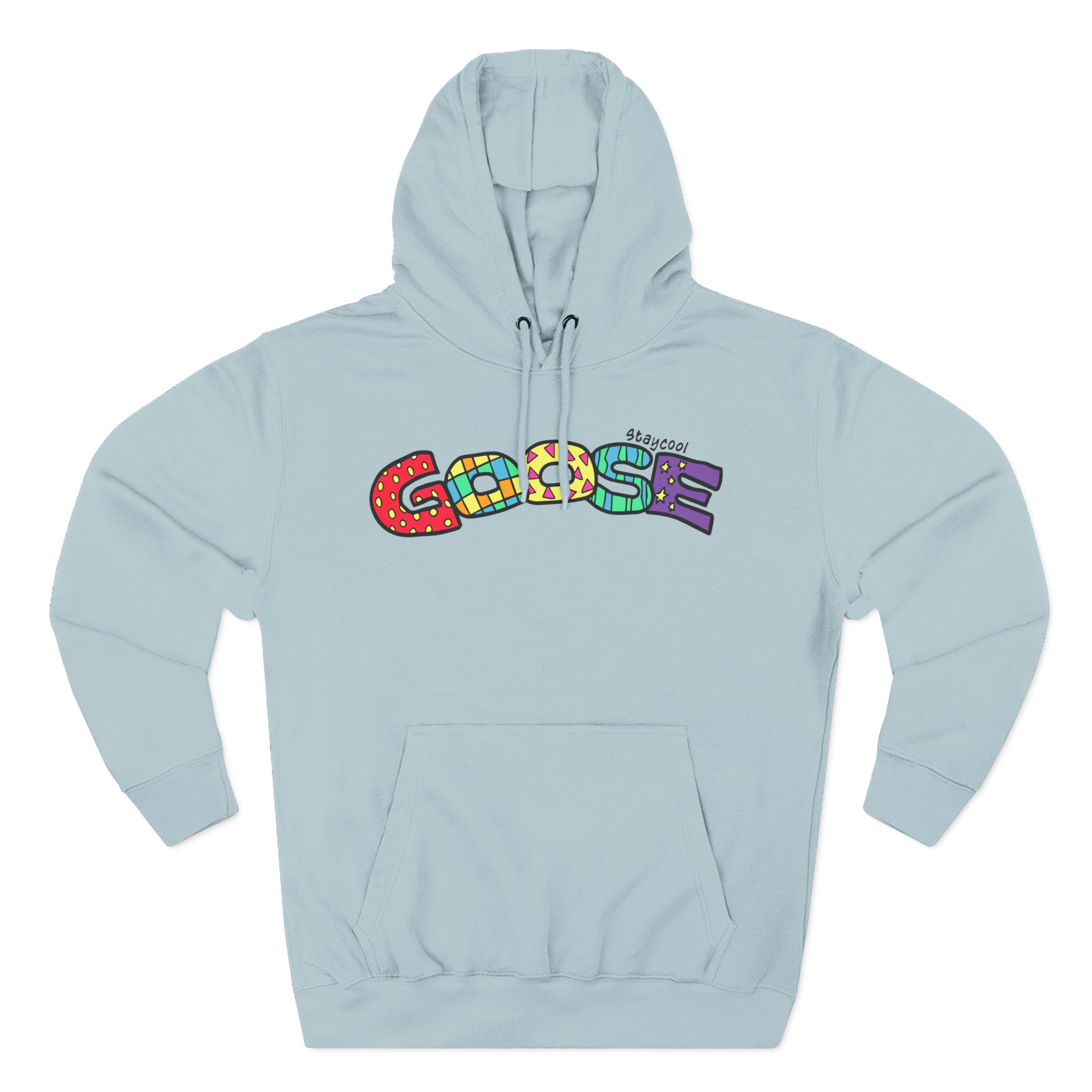 Goose x Staycool Rainbow Three-Panel Fleece Hoodie