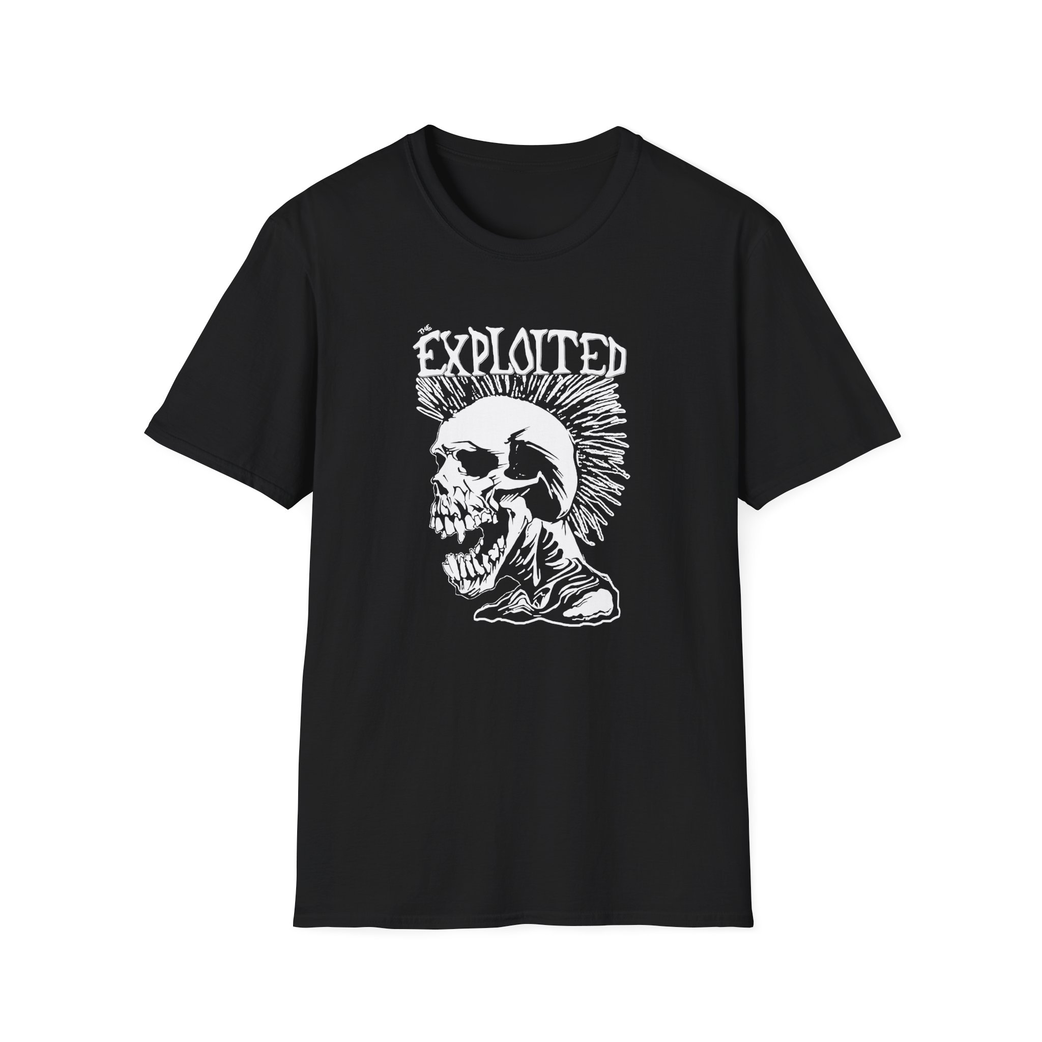 The Exploited Punk Skull Unisex Softstyle T-Shirt