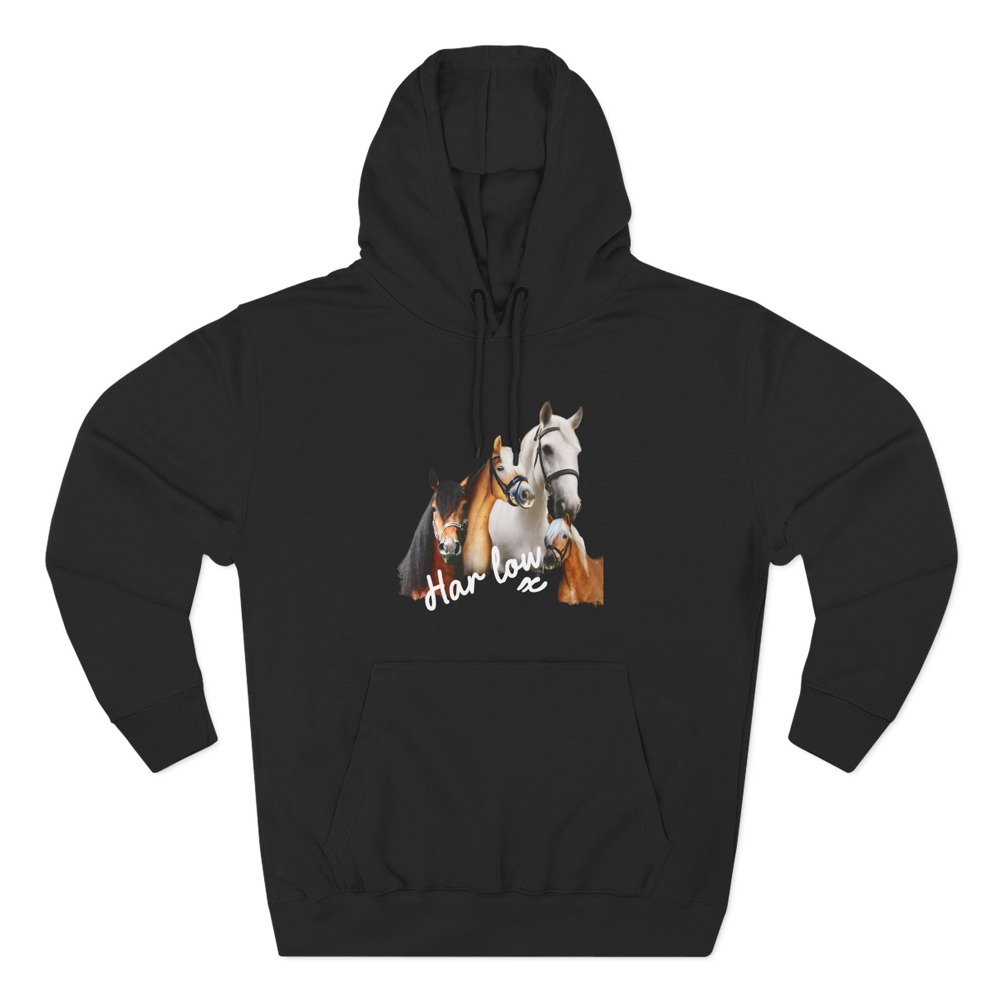 Harlow and Popcorn Three-Panel Fleece Hoodie