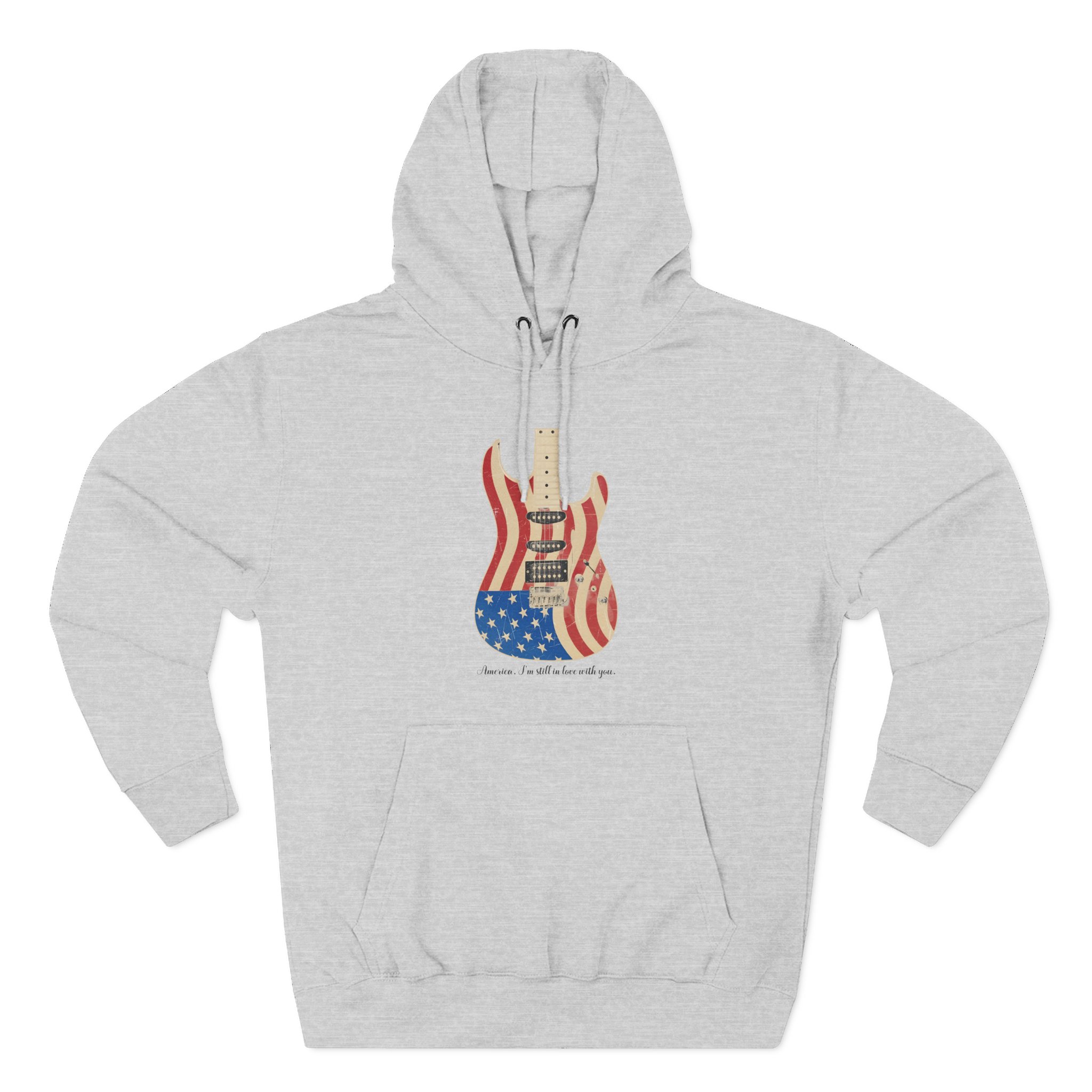 Clint Black Guitar Three-Panel Fleece Hoodie
