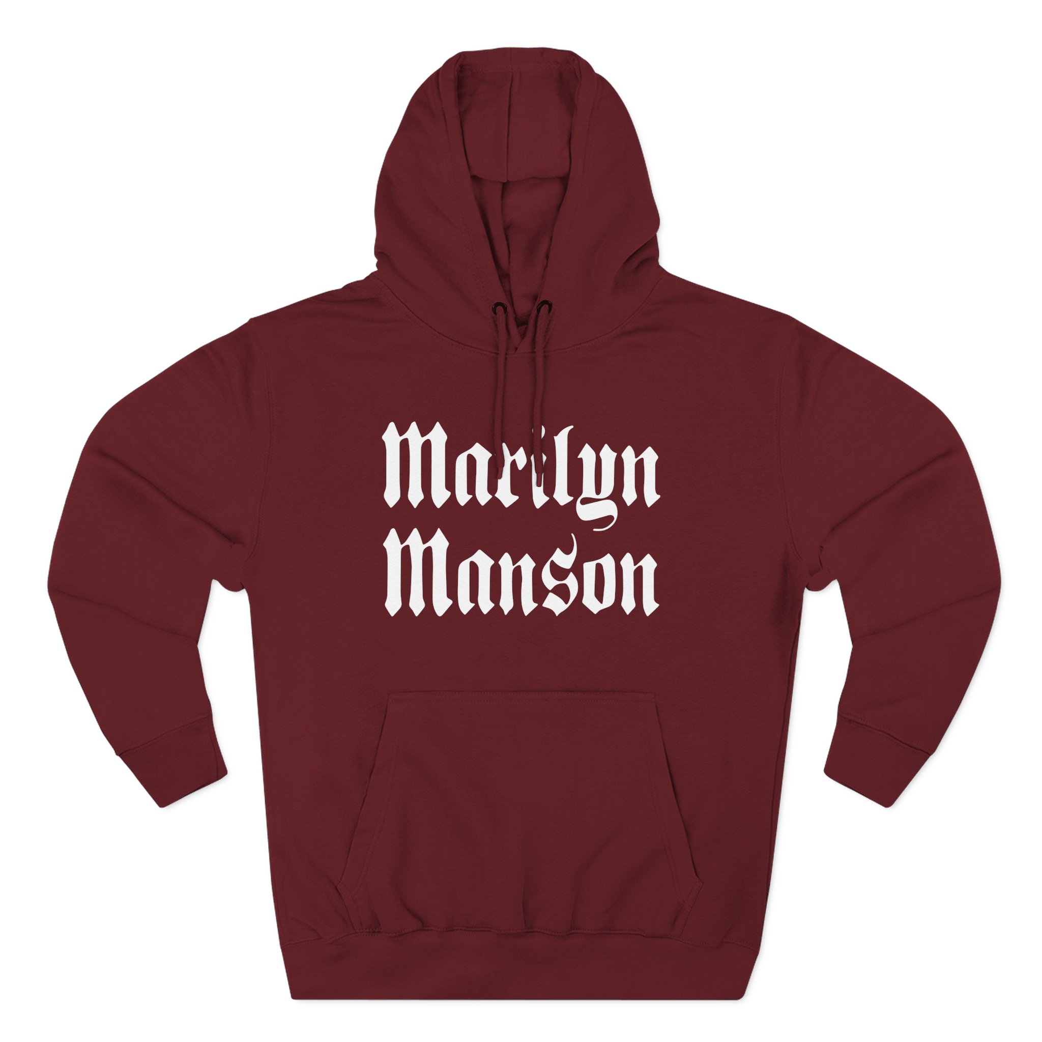 Marilyn Manson Goth Logo Three-Panel Fleece Hoodie