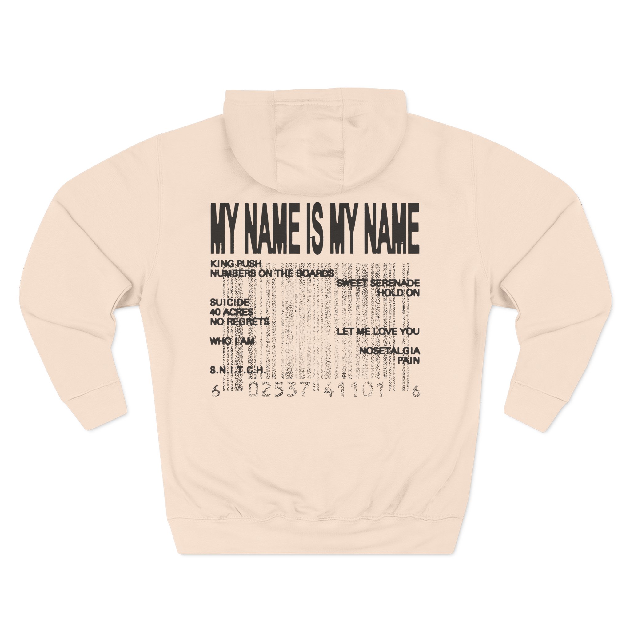 Clipse Mnimn Tracklist Three-Panel Fleece Hoodie