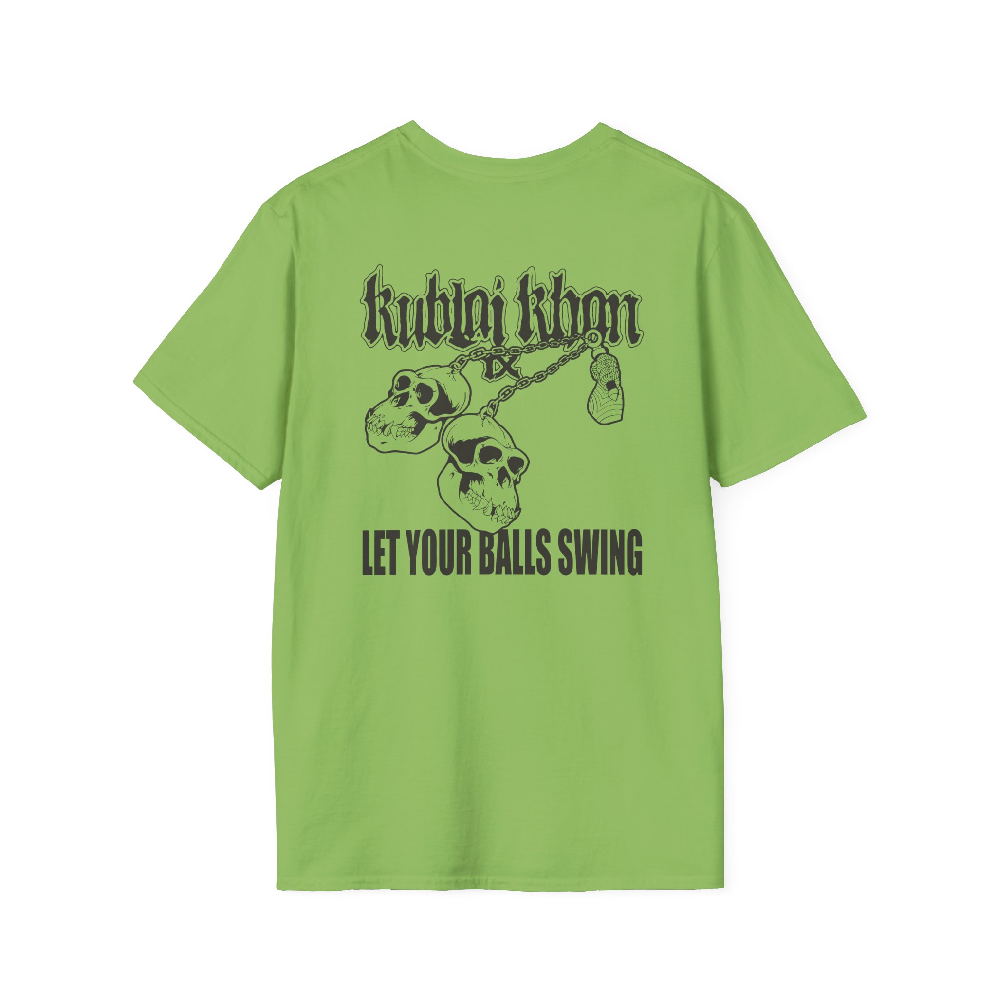 Kublai Khan - Let Your Balls Swing Unisex Softstyle T-Shirt