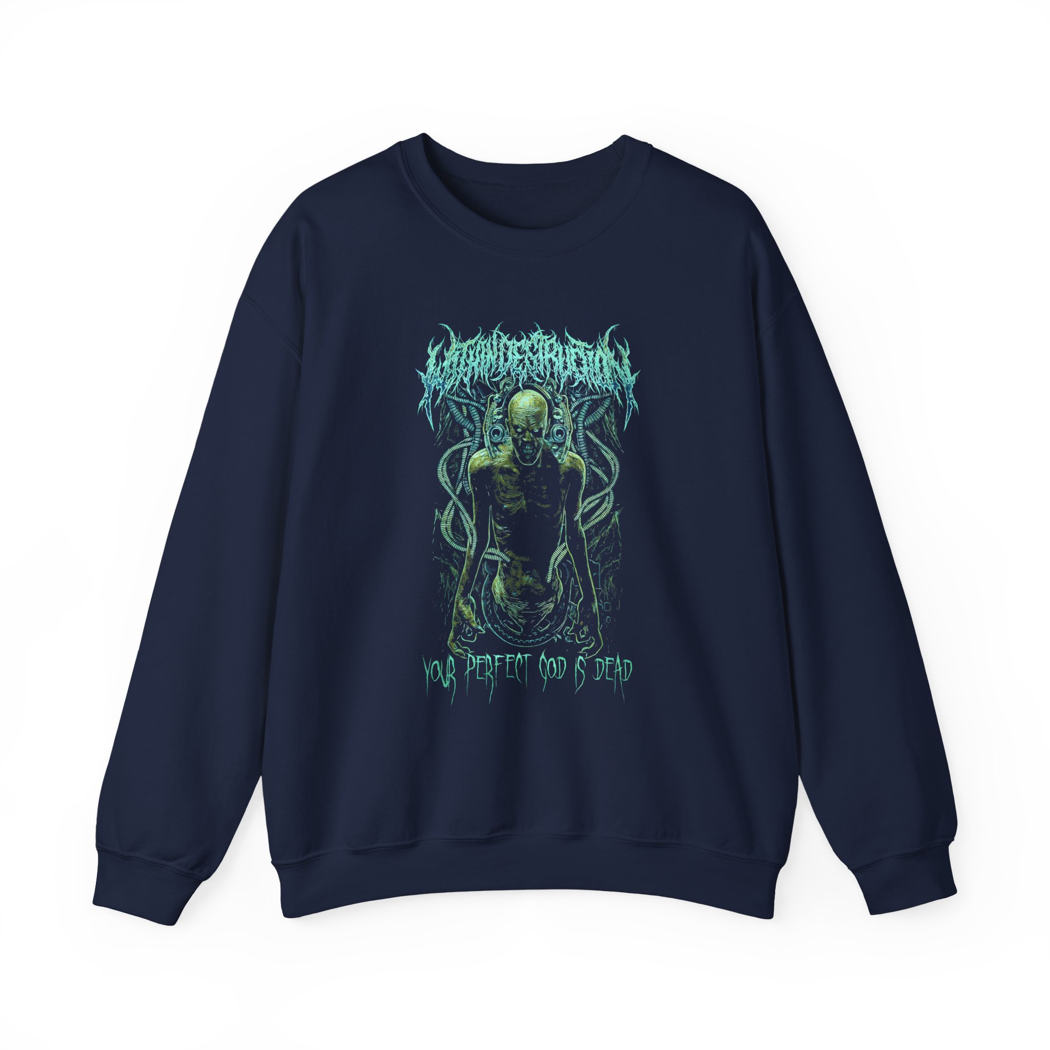 Within Destruction Your Perfect God Is Dead Unisex Heavy Blend Crewneck Sweatshirt