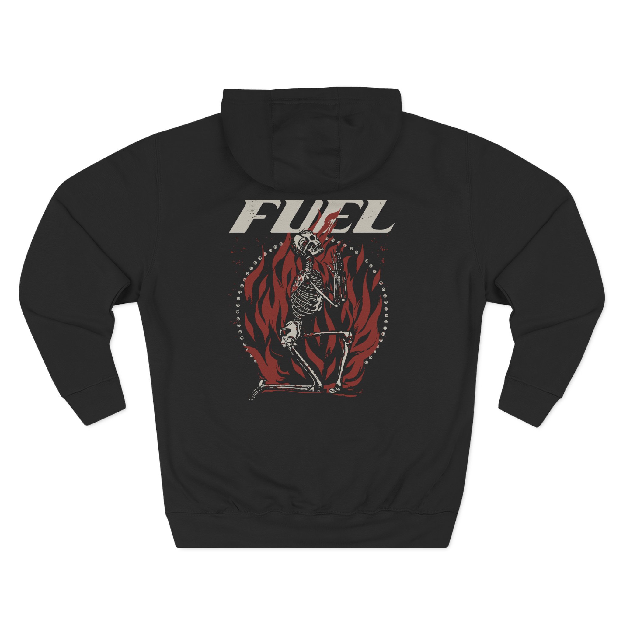 Fuel Camo "Flame Prayer" Three-Panel Fleece Hoodie
