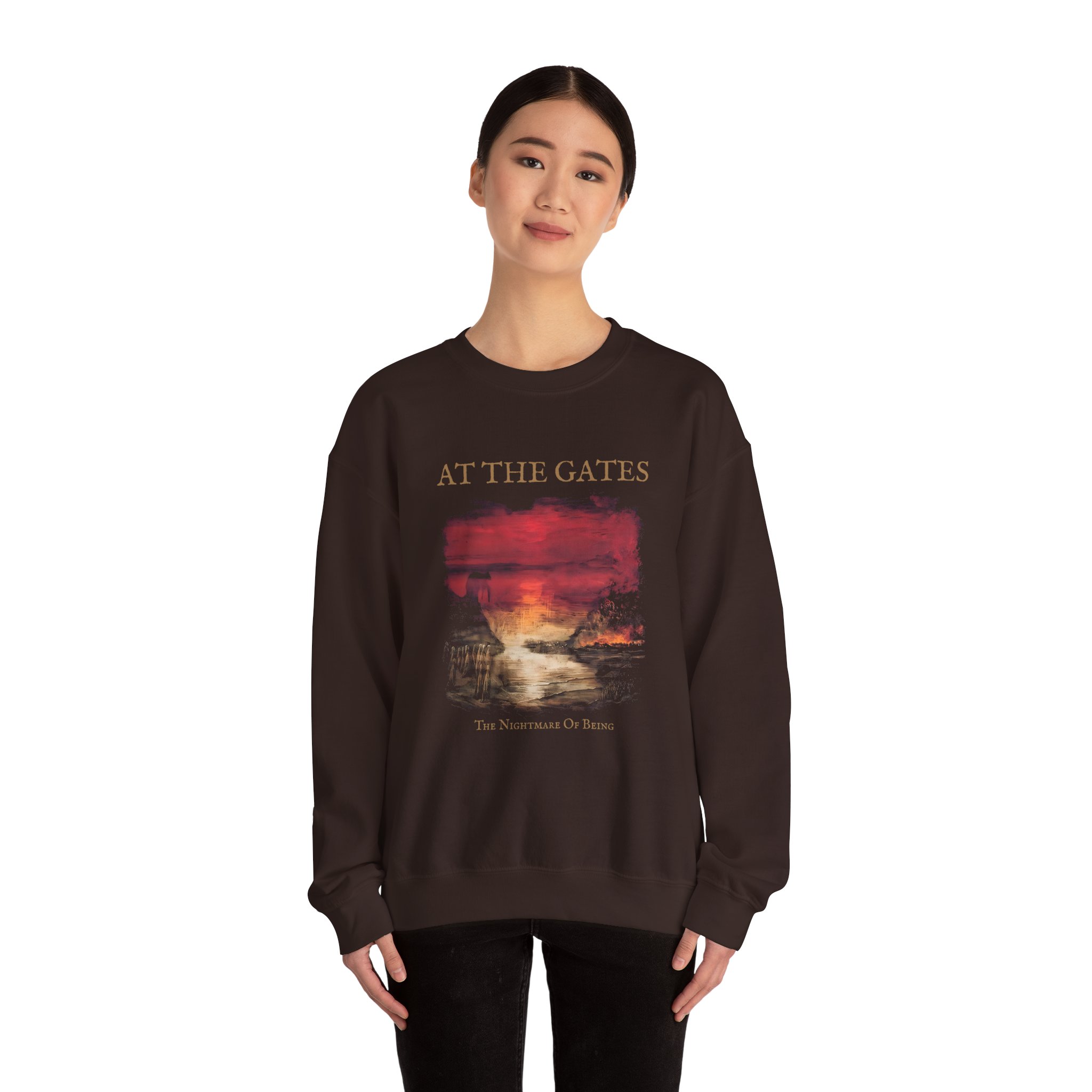 At the Gates the Nightmare of Being Unisex Heavy Blend Crewneck Sweatshirt