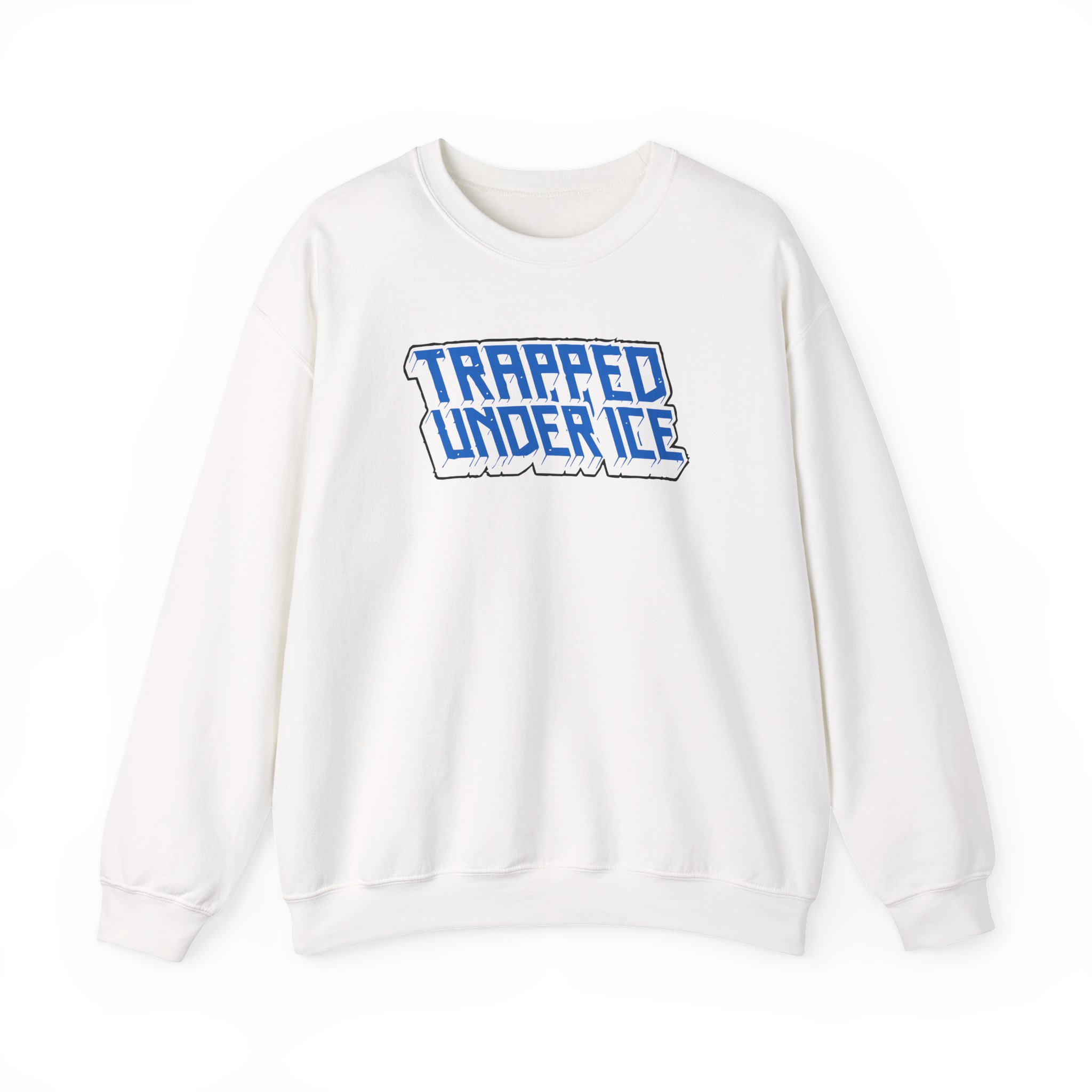Trapped Under Ice Stacked 3d Logo Unisex Heavy Blend Crewneck Sweatshirt