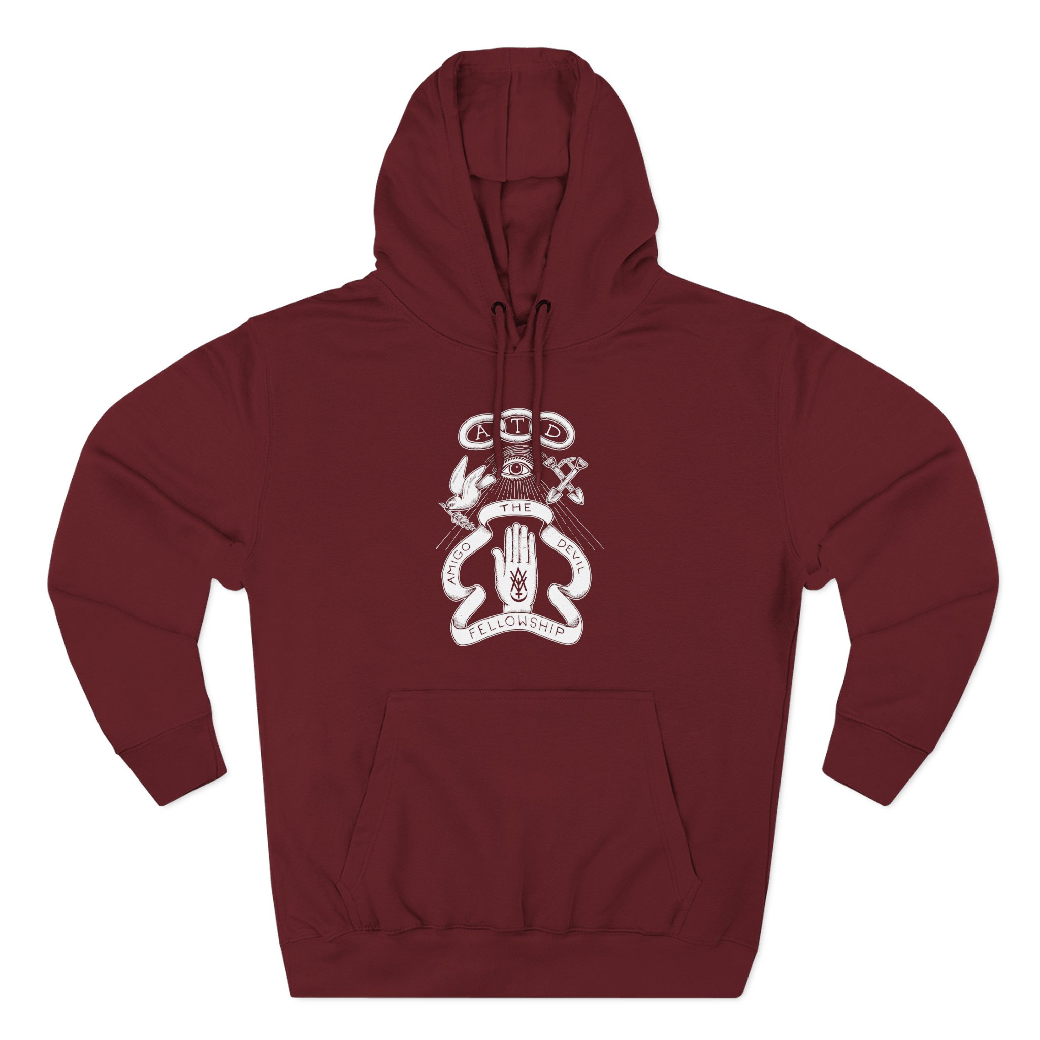 Amigo the Devil Fellowship Three-Panel Fleece Hoodie