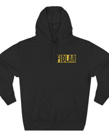 Fidlar Smiley Three-Panel Fleece Hoodie