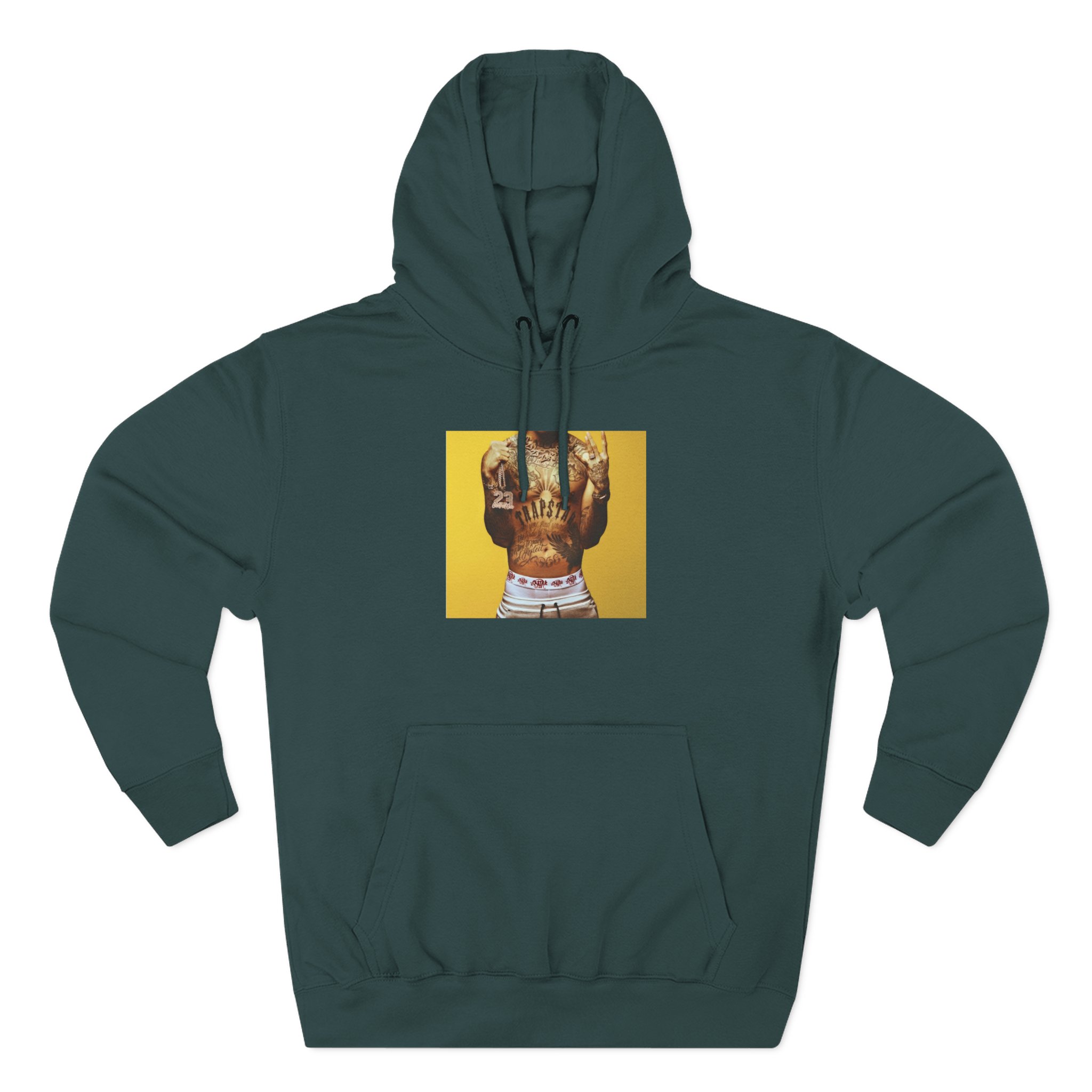Central Cee UK Drill 23 Album Cover Three-Panel Fleece Hoodie