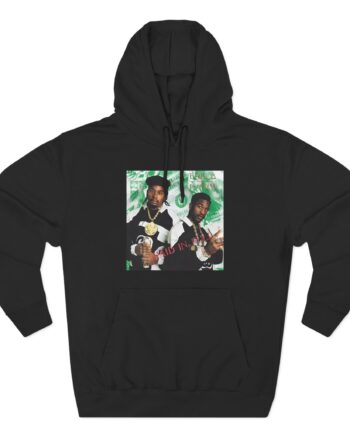 Eric B Rakim Paid in Full Three-Panel Fleece Hoodie