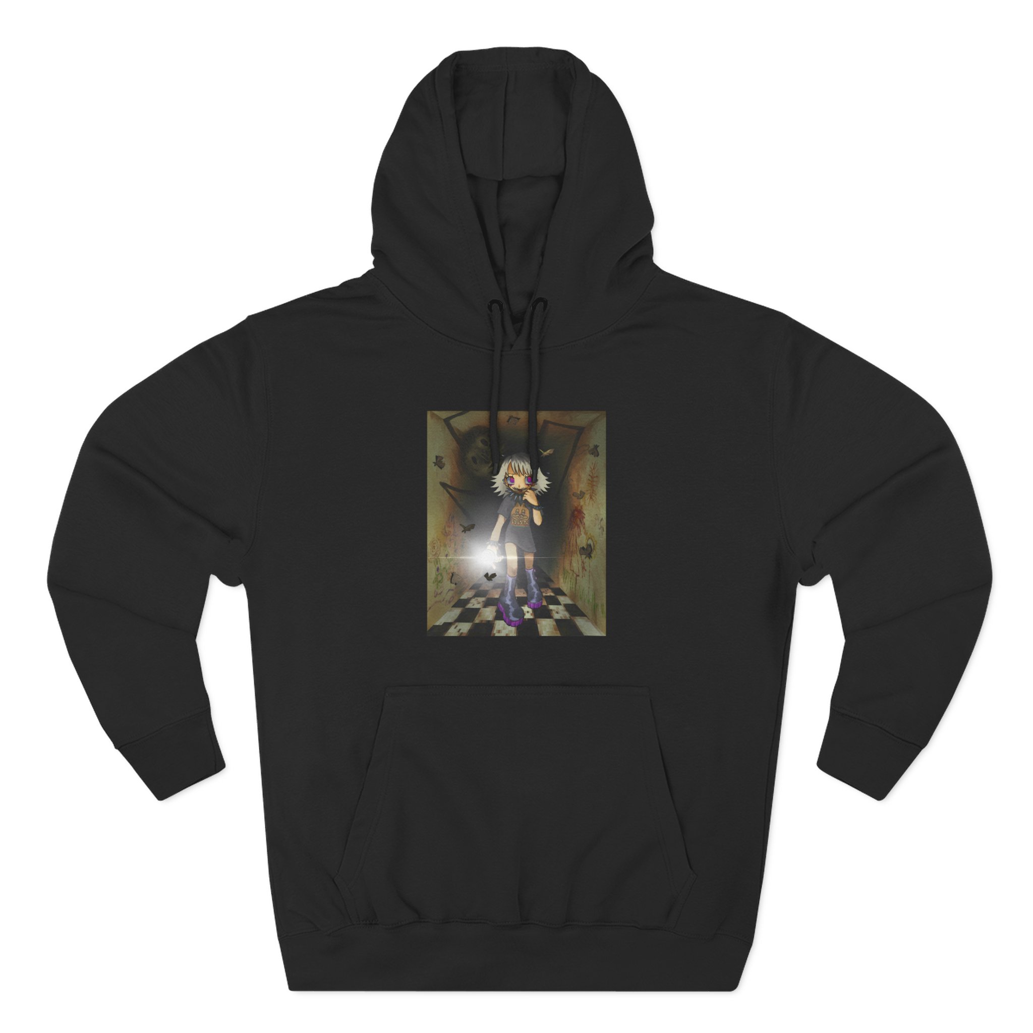 Izzzyzzz Three-Panel Fleece Hoodie