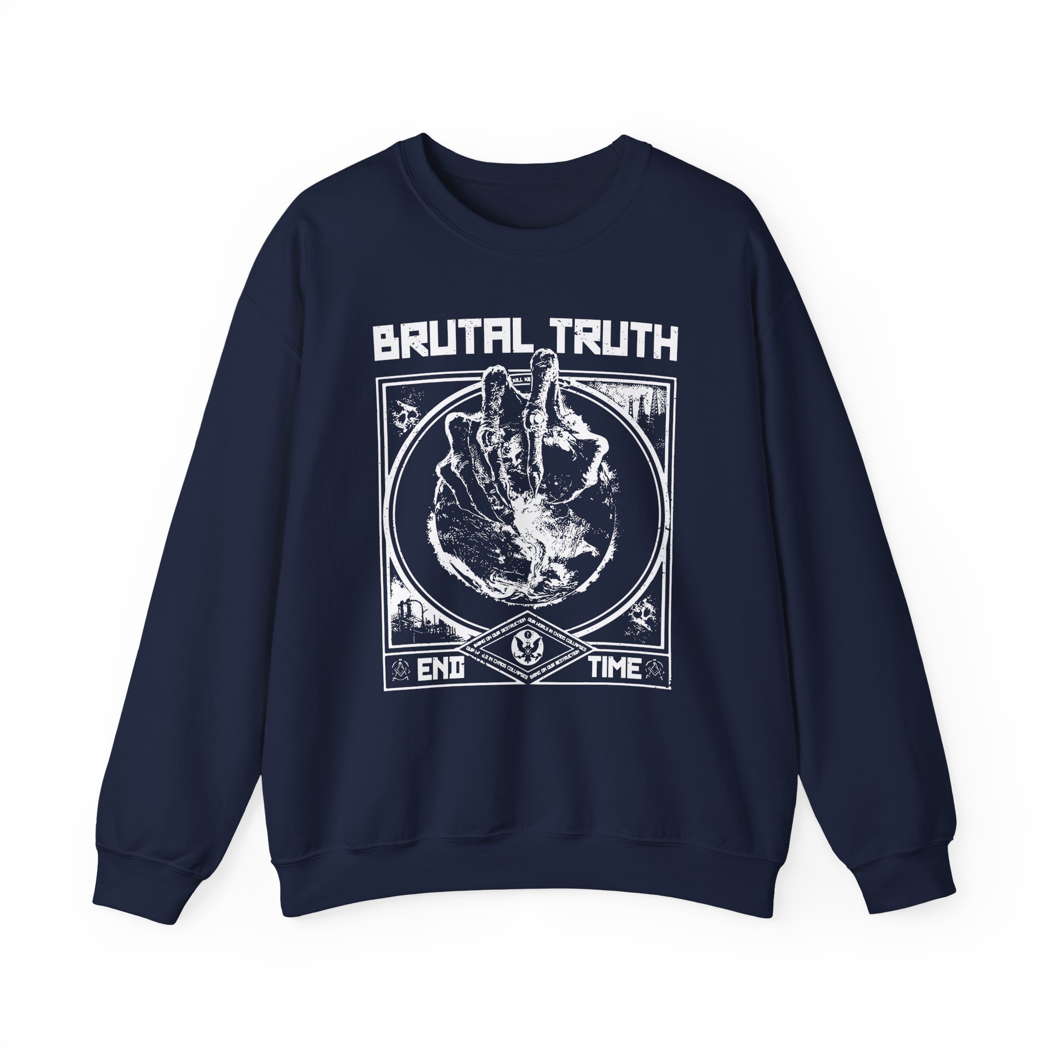 Brutal Truth End Time Unisex Heavy Blend Crewneck Sweatshirt