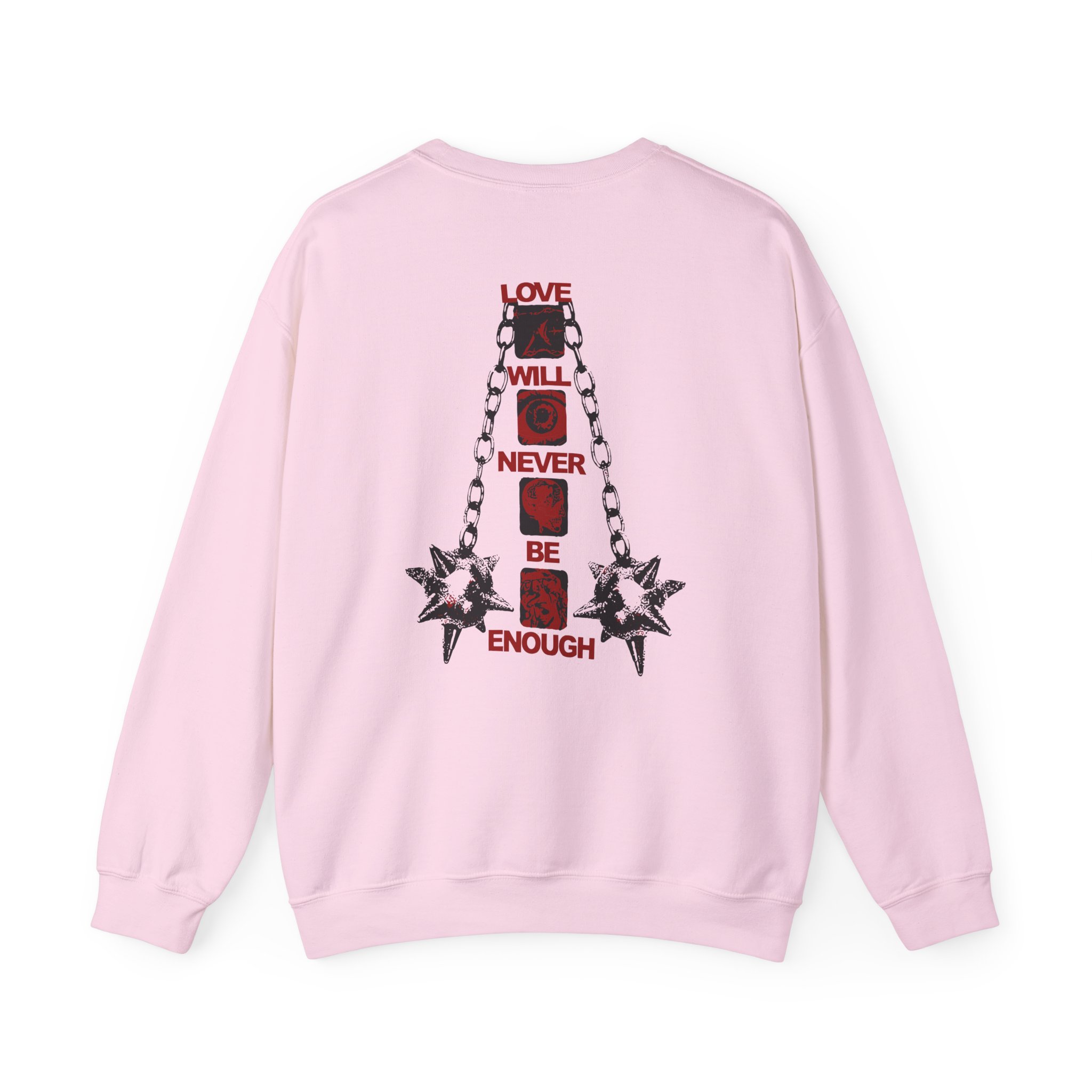 Kublai Khan - Never Enough Sportsgrey Unisex Heavy Blendâ„¢ Crewneck Sweatshirt