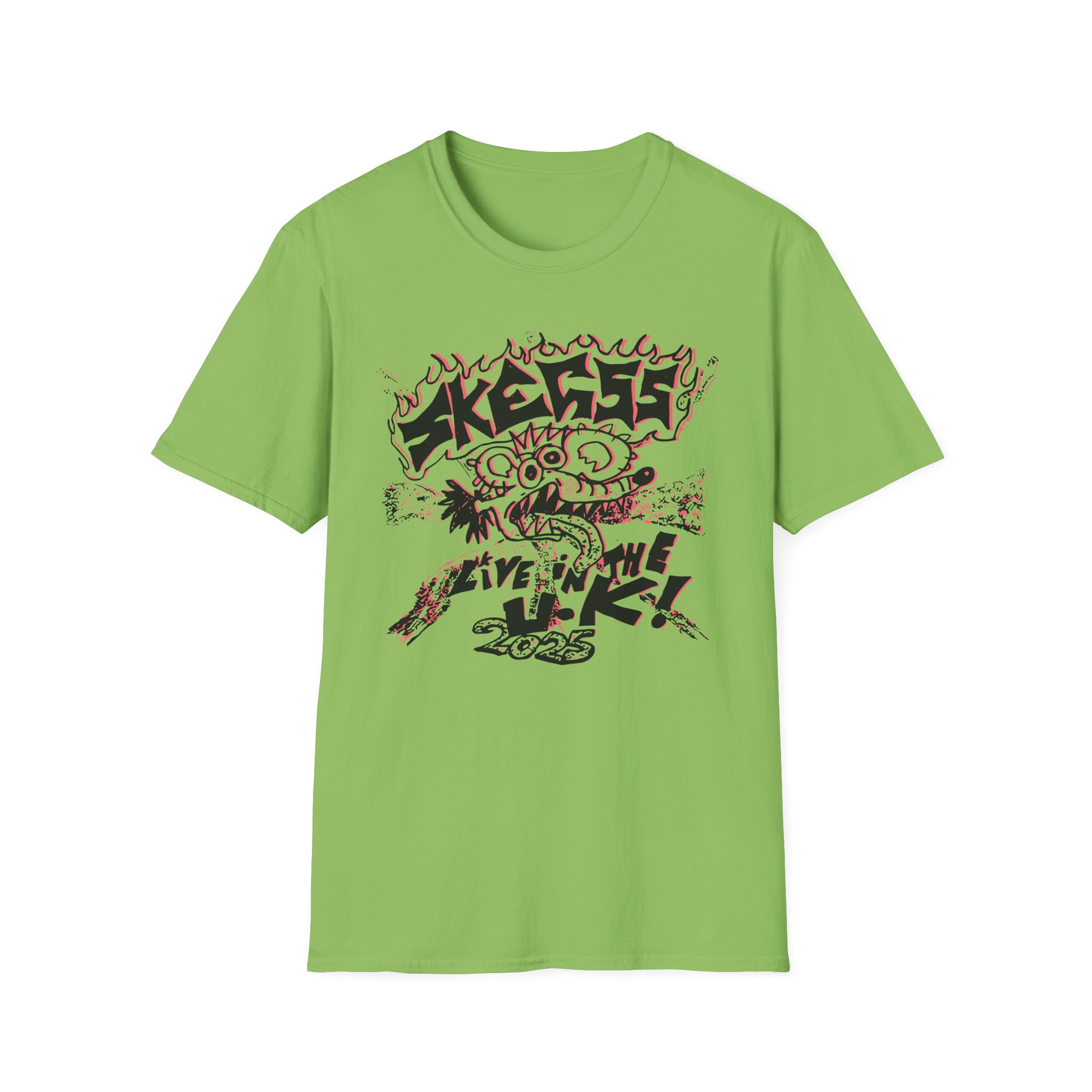 Skegss Live in the Uk 2025 Unisex Softstyle T-Shirt