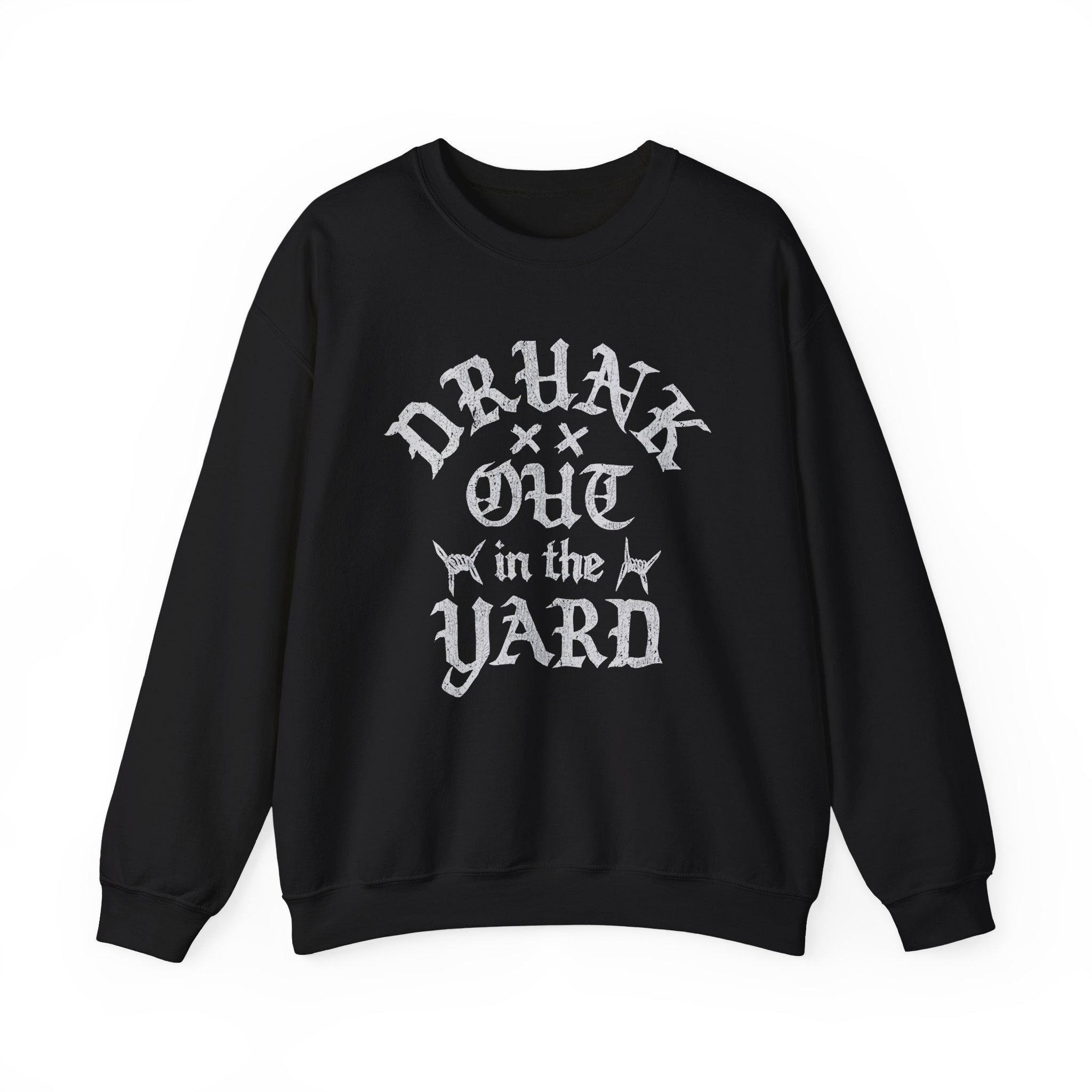 Hardy Drunk Out in the Yard Unisex Heavy Blendâ„¢ Crewneck Sweatshirt